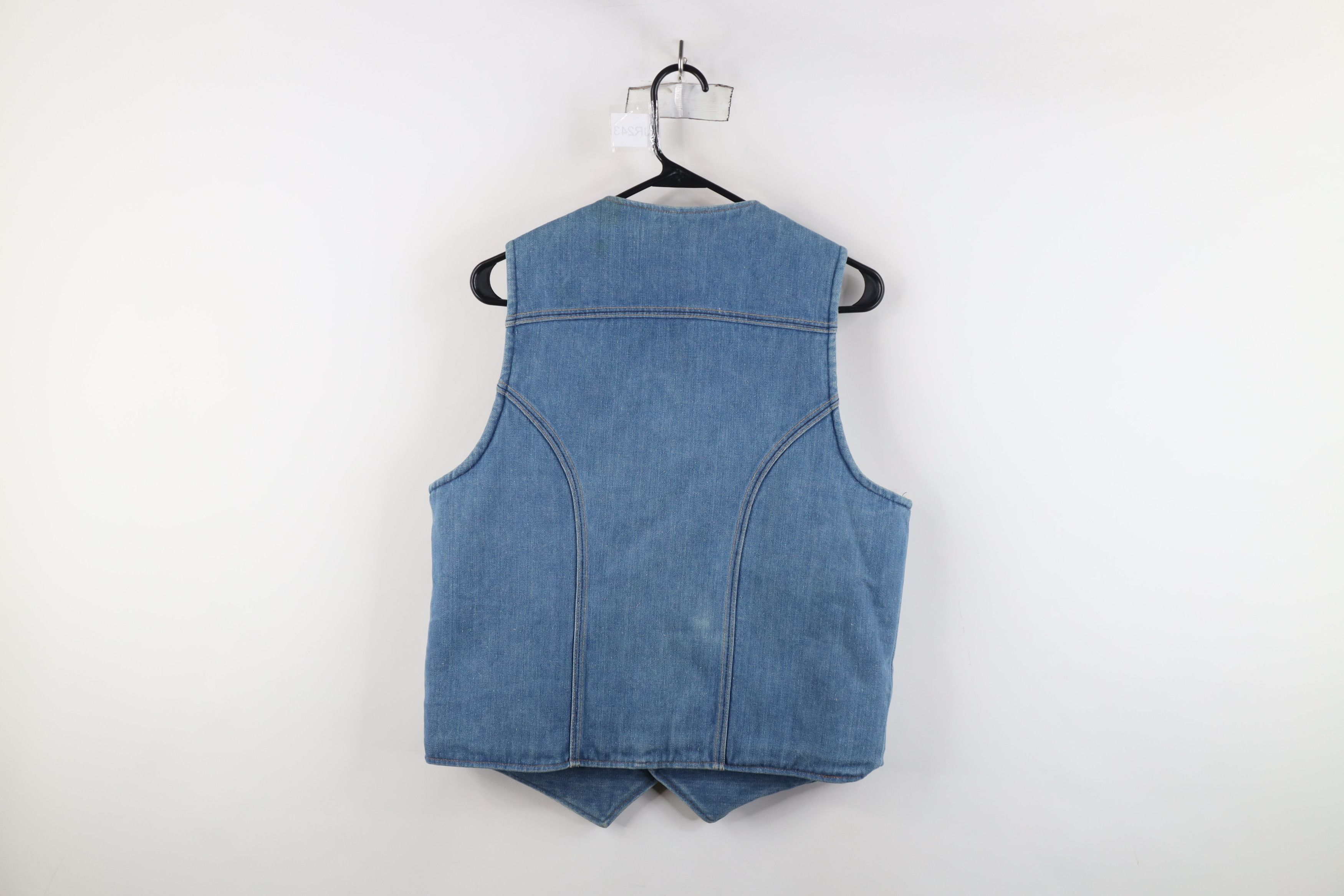 Vintage Vintage 60s 70s Streetwear Lined Denim Vest Jacket USA Size US M / EU 48-50 / 2 - 13 Thumbnail