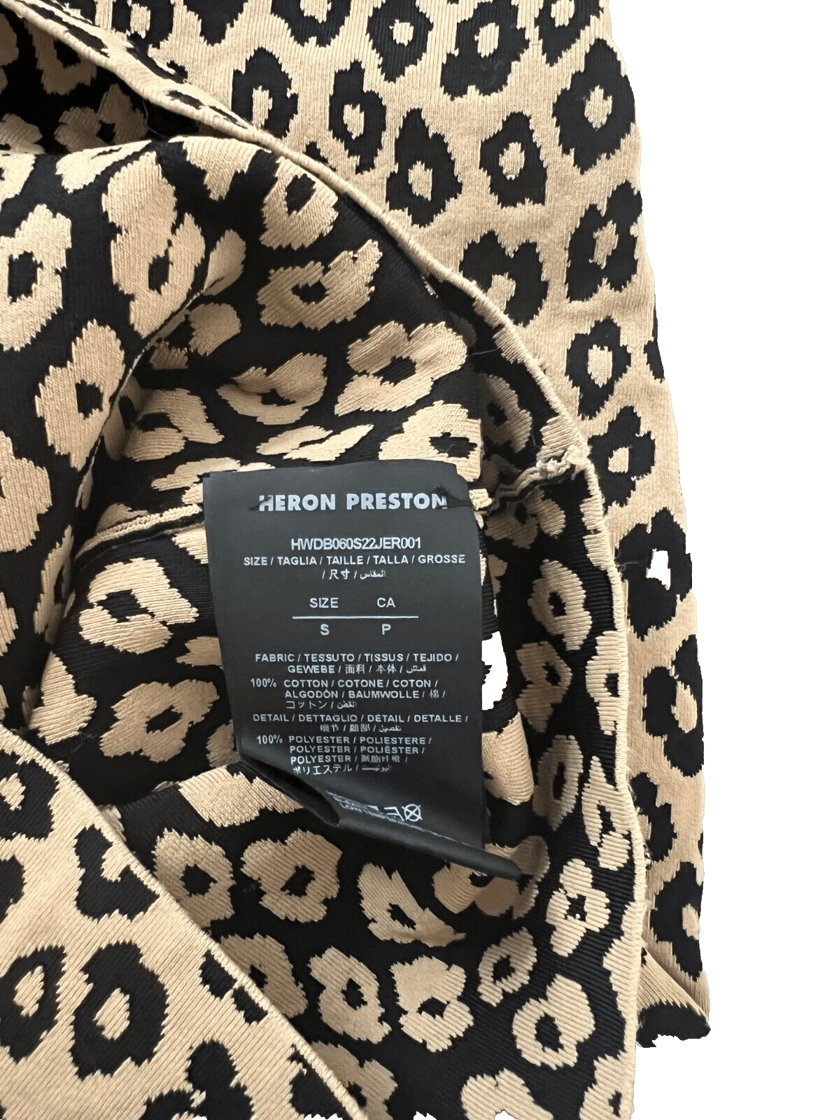 Heron Preston Heron Preston Bodycon Leopard Dress ( S ) Size S / US 4 / IT 40 - 3 Thumbnail