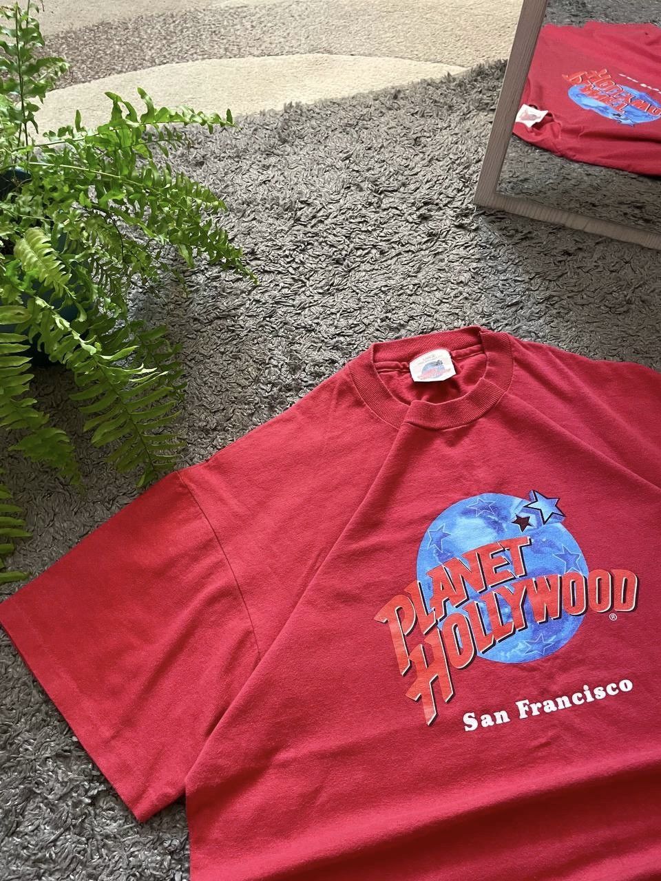 Planet Hollywood × Vintage 90s Planet Hollywood T-Shirt Streetwear Vintage Big Logo Y2k Size US L / EU 52-54 / 3 - 7 Thumbnail