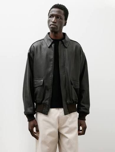 Comoli Comoli Sheepskin A2 Leather Jacket Size US M / EU 48-50 / 2 - 1 Thumbnail