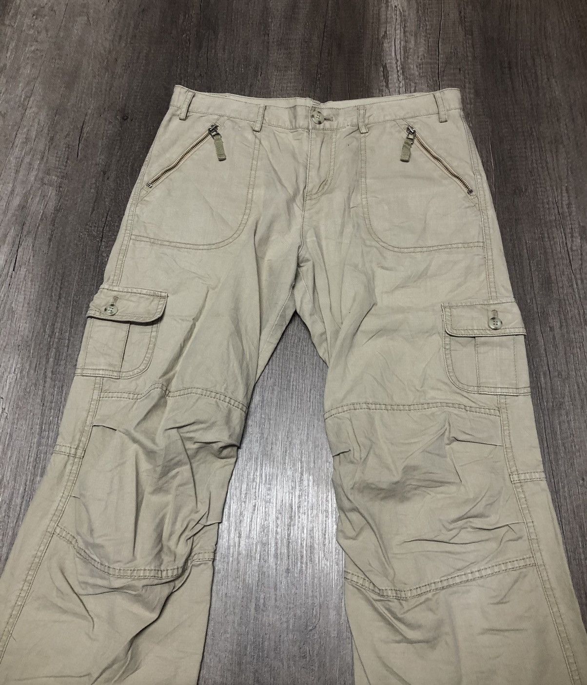 Uniqlo × Vintage Vintage Uniqlo Cargo Pants Size 32" / US 10 / IT 46 - 1 Thumbnail