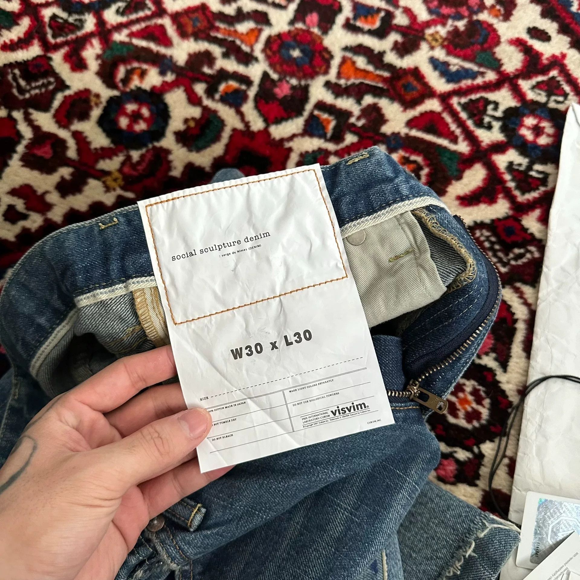 Visvim visvim 18ss Journeyman Wide Mud Jeans Size US 30 / EU 46 - 3 Thumbnail