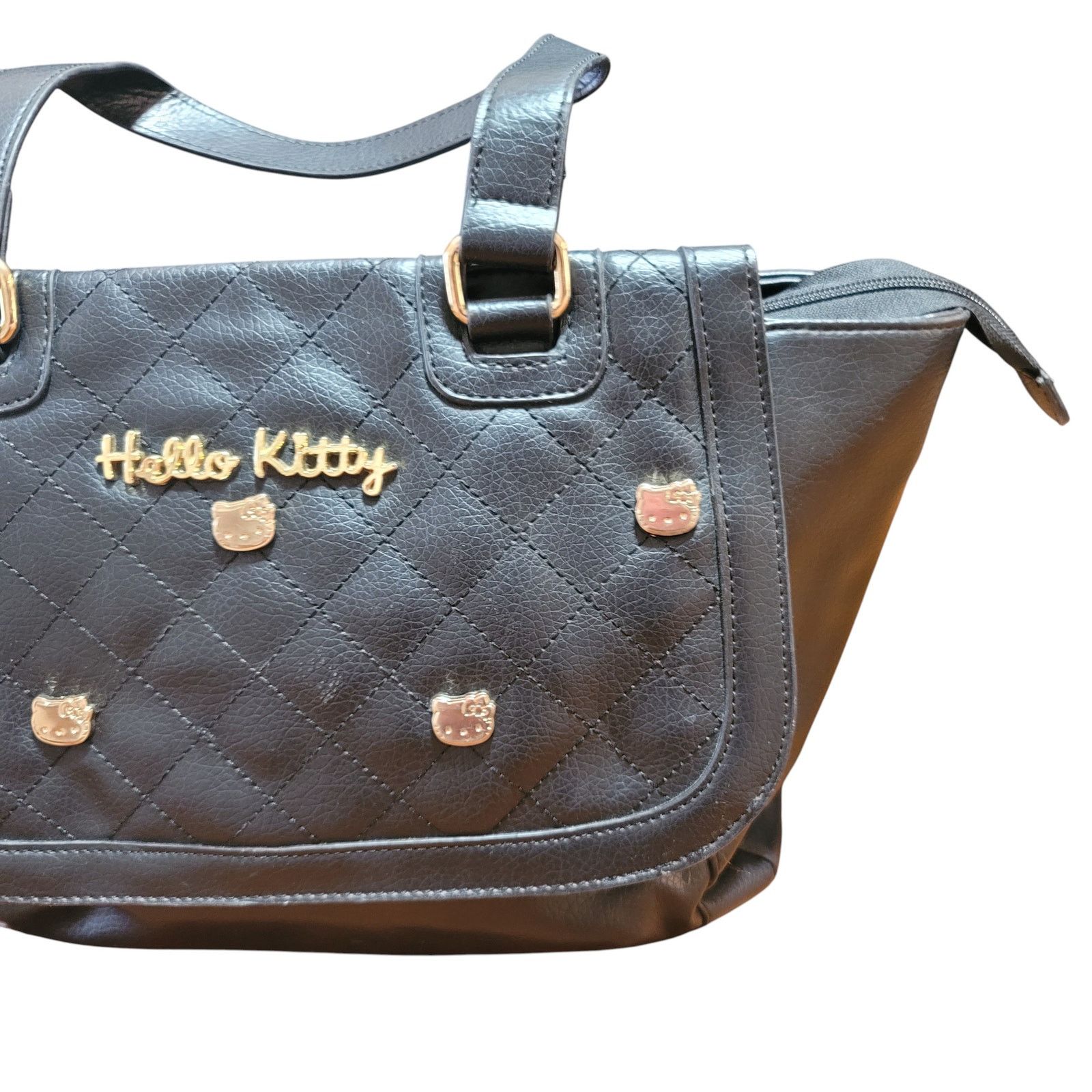 Other Loungefly Hello Kitty Black Quilted Purse Size ONE SIZE - 3 Thumbnail