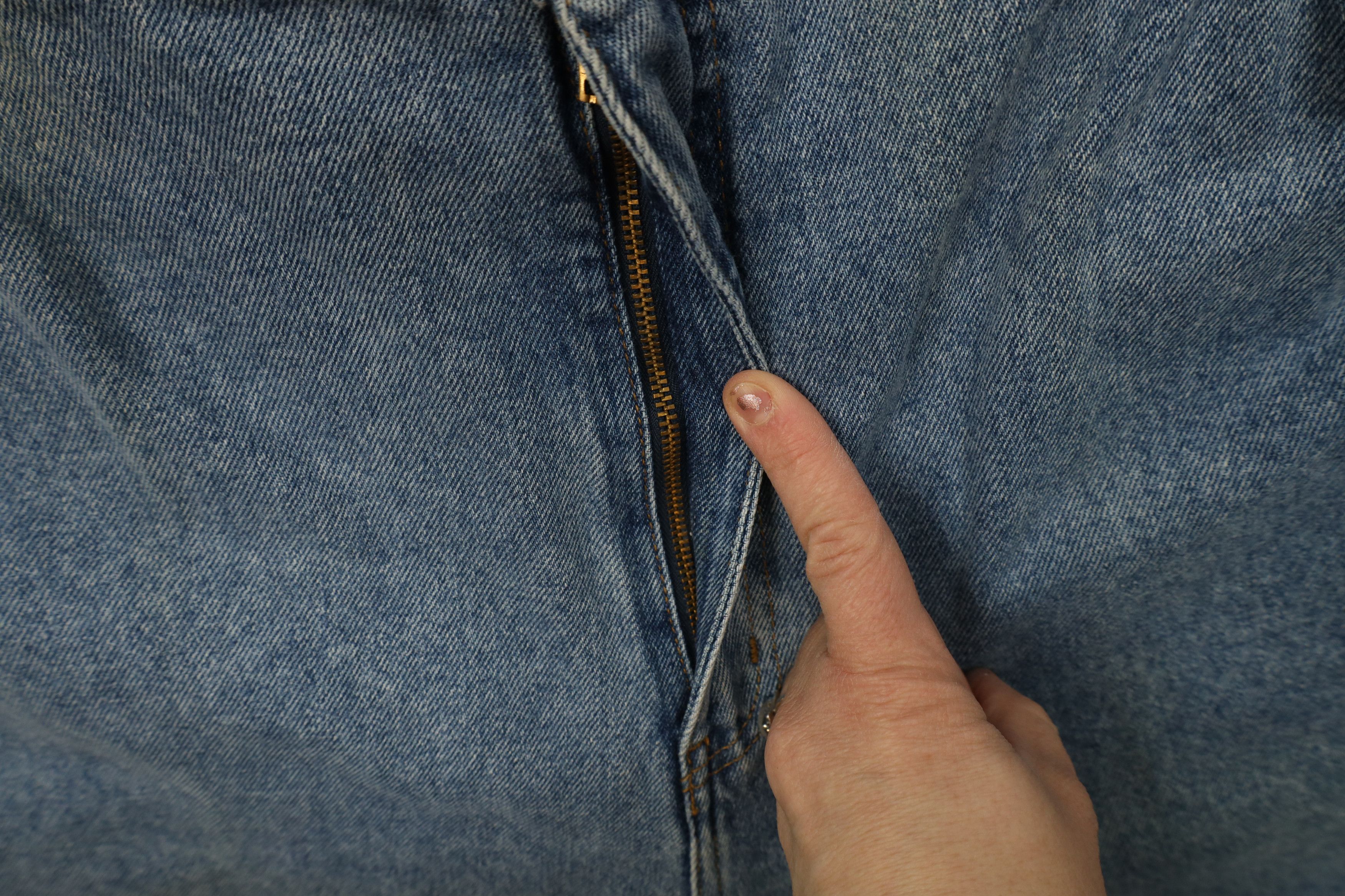 Vintage Deadstock Vintage 90s Streetwear Fit Denim Jeans Blue Cotton Size 24" / US 00 / IT 34 - 7 Thumbnail