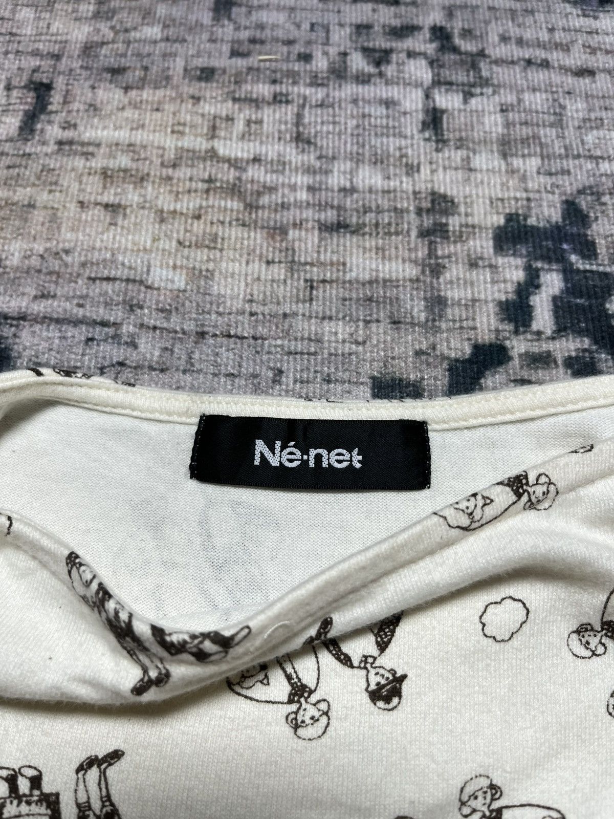 Ne-Net Ne-Net By issey Miyake Full Print Long Sleeve Tee Size US XL / EU 56 / 4 - 5 Thumbnail
