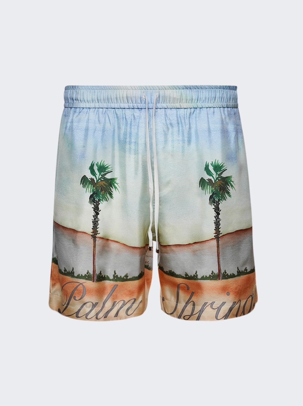 Amiri o1mle0326 Silk Dinosaur Shorts in Multicolor Size US 40 / EU 56 - 1 Thumbnail