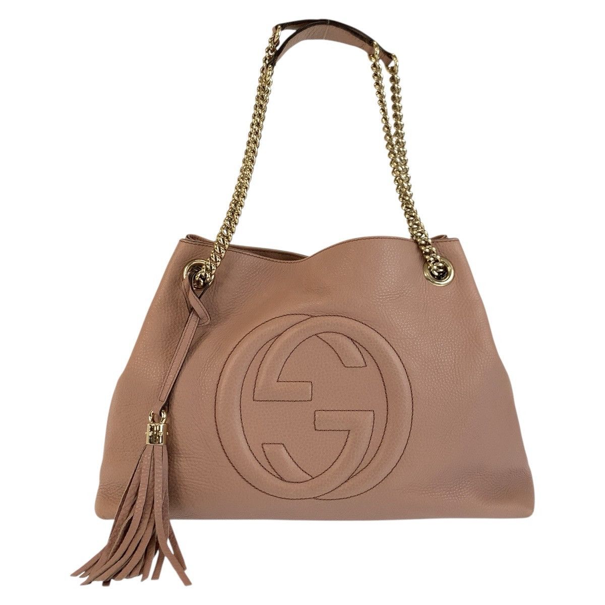 Gucci Gucci Gucci Soho Interlocking Leather Shoulder Bag Leather Shoulder Bag 308982 DUTY FREE for USA Size ONE SIZE - 1 Thumbnail