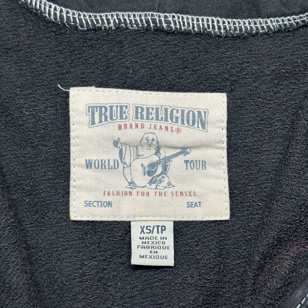 True Religion TRUE RELIGION Sleeveless Hoodie with Crystal Retail $148 Size XS / US 0-2 / IT 36-38 - 8 Thumbnail