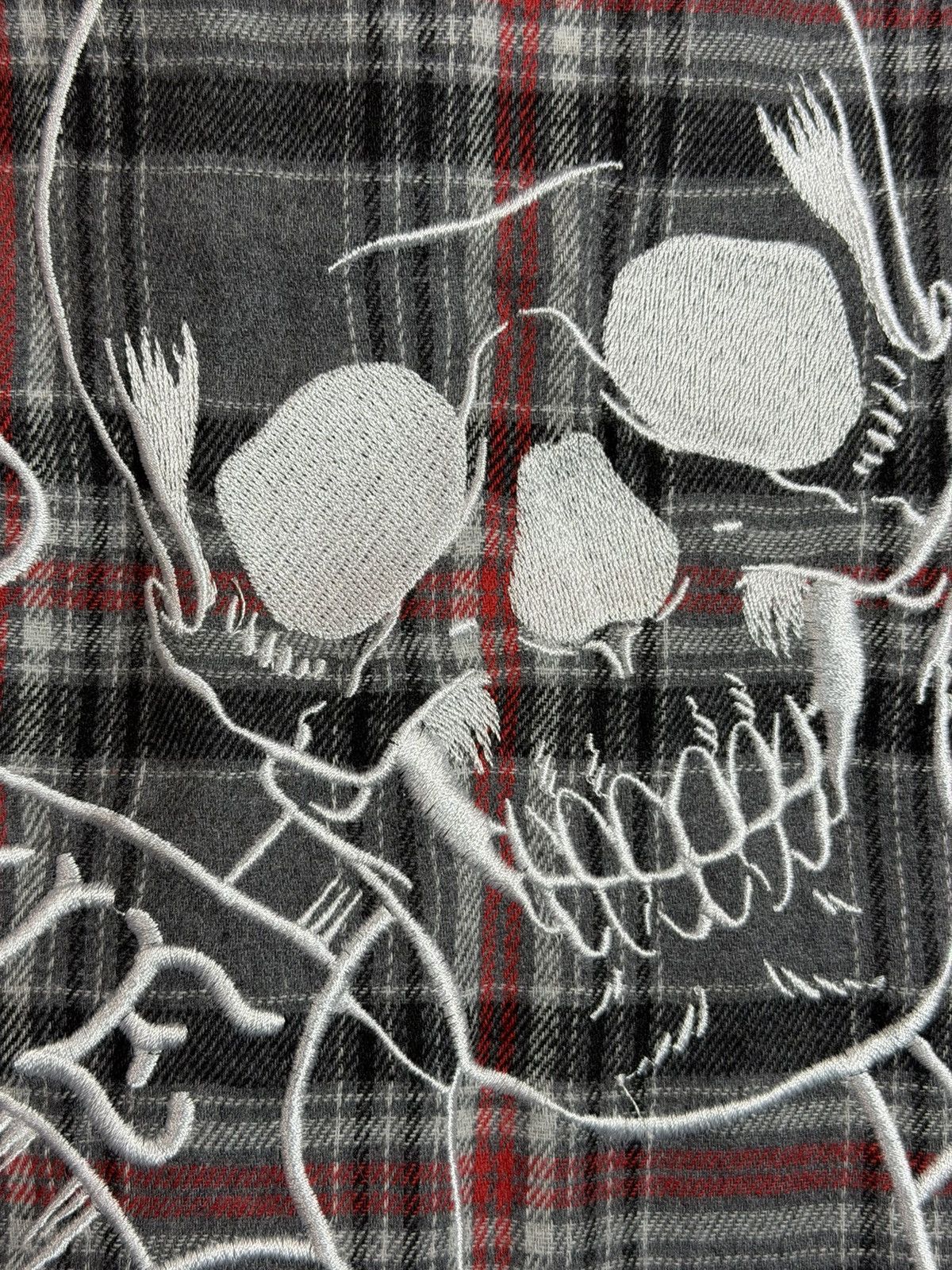 Other Large Skull Flannel Alternative Size US L / EU 52-54 / 3 - 4 Thumbnail