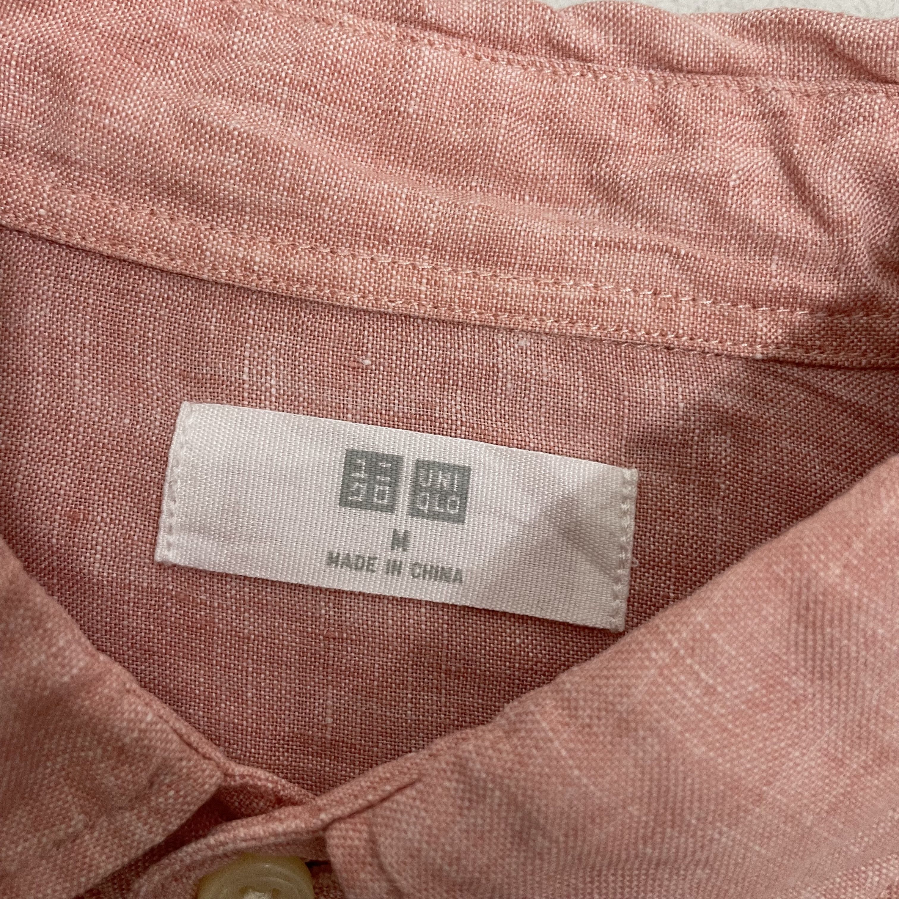 Designer × Japanese Brand × Uniqlo UNIQLO LINEN COTTON SHIRT Size US M / EU 48-50 / 2 - 3 Thumbnail