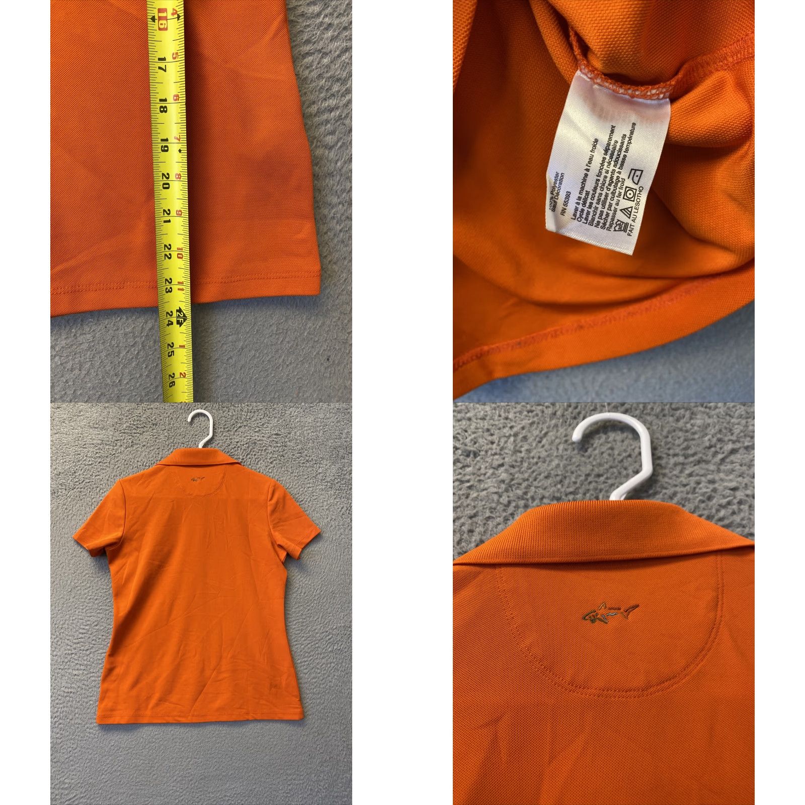 Vintage Norman Golf Polo Shirt Womens Small Orange Short Sleeve Dri Fit Wicking/46-47 Size S / US 4 / IT 40 - 8 Thumbnail