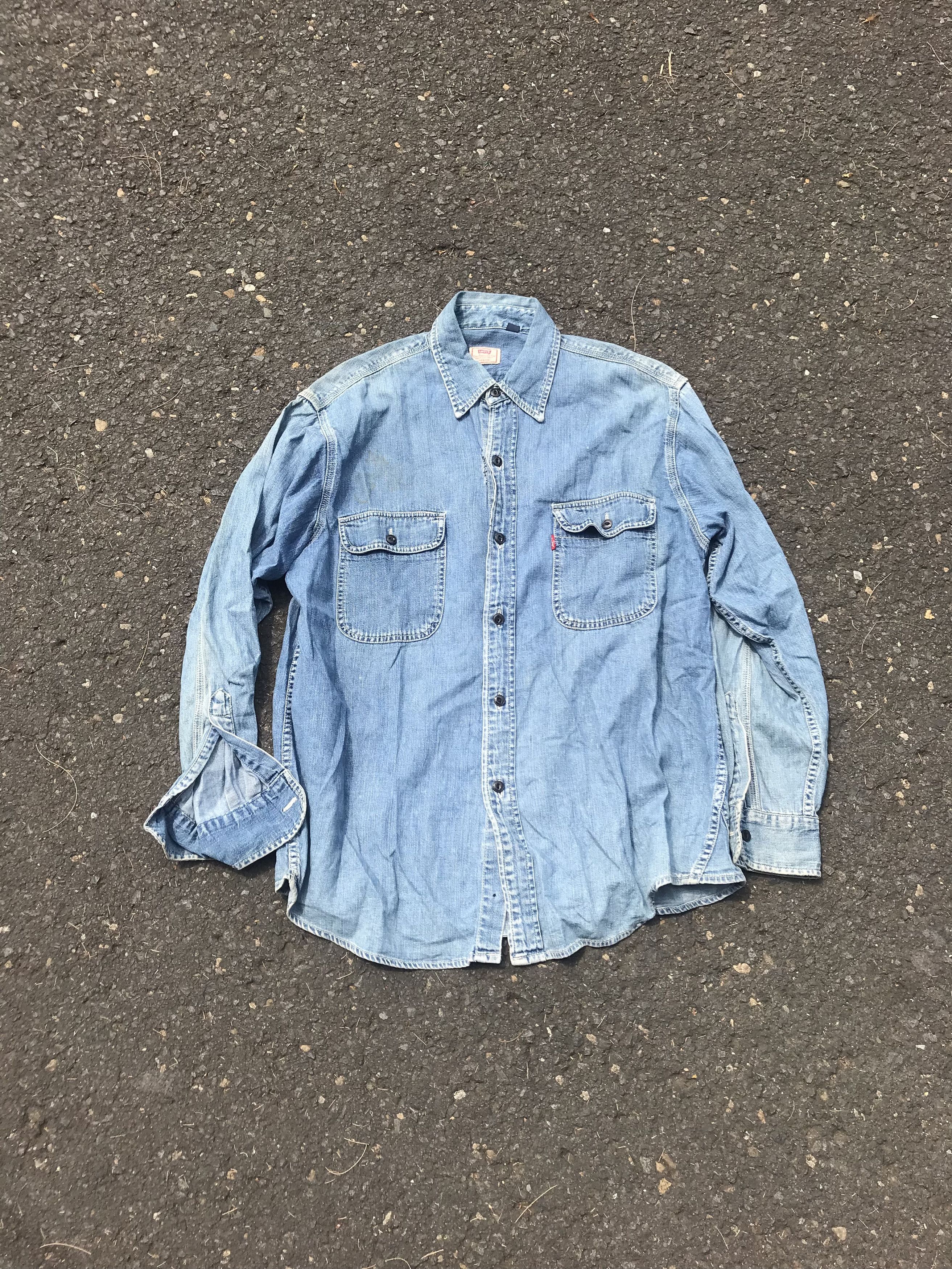 Levi's × Levi's Vintage Clothing Levi’s vintage denim longsleeve shirt Size US L / EU 52-54 / 3 - 1 Thumbnail