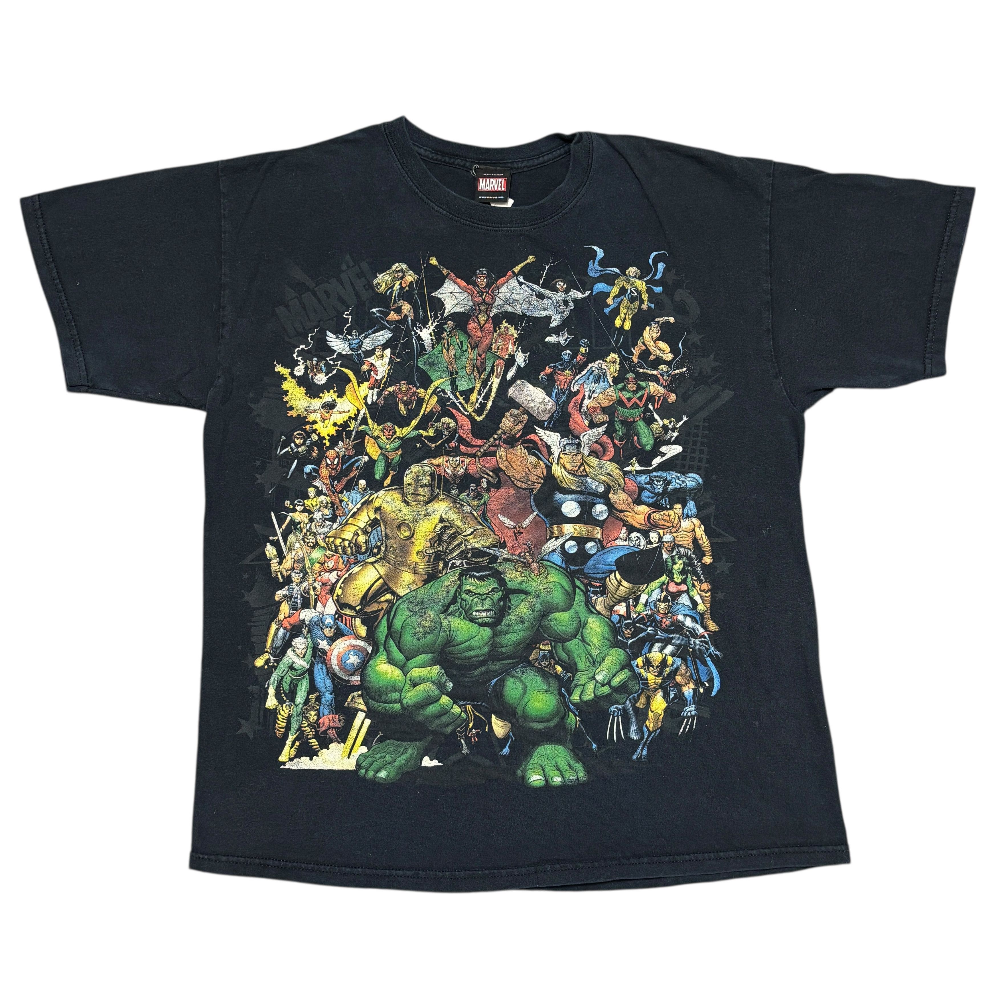 Marvel Comics Vintage Marvel Shirt Y2K Movie Promo Comics Hulk Spider Man Size US L / EU 52-54 / 3 - 1 Thumbnail