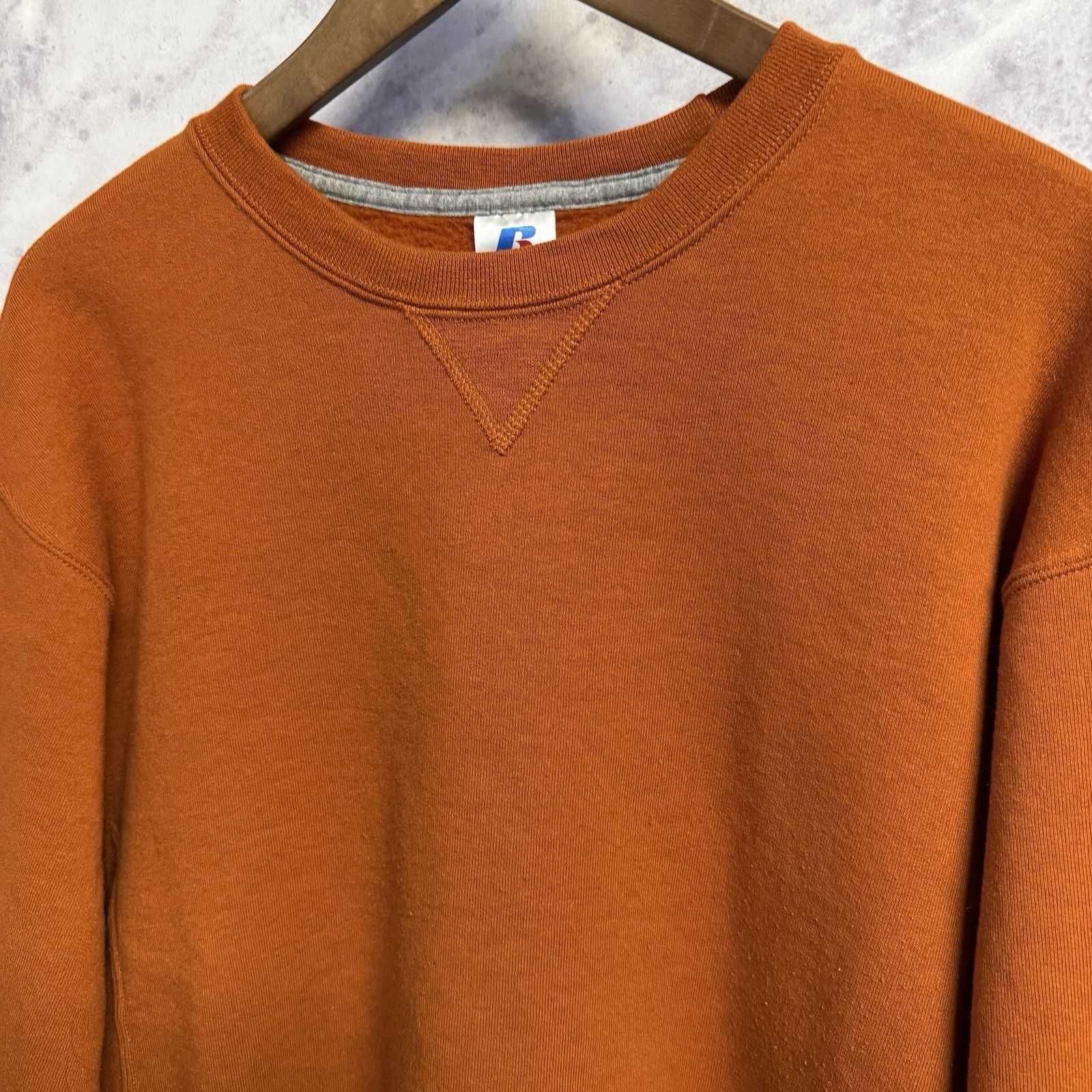 Russell Athletic Russell Athletic Sweatshirt Burnt Orange Y2k Crew Neck L Size US L / EU 52-54 / 3 - 3 Thumbnail