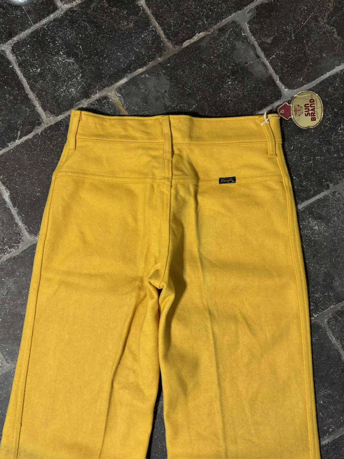 Wrangler 1970s Wrangler Blue Bell Bottoms True Vintage Wool Trouser Size 26" / US 2 / IT 38 - 9 Thumbnail