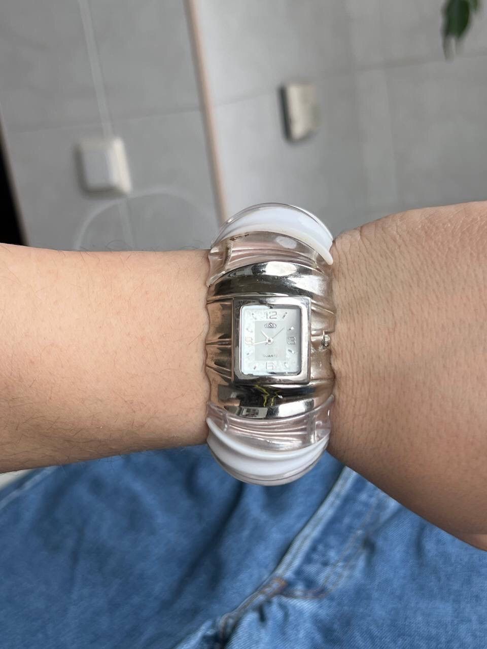 Japanese Brand × Vintage Vintage Bracelet Chunky Japanese style futuristic Watch Size ONE SIZE - 12 Thumbnail