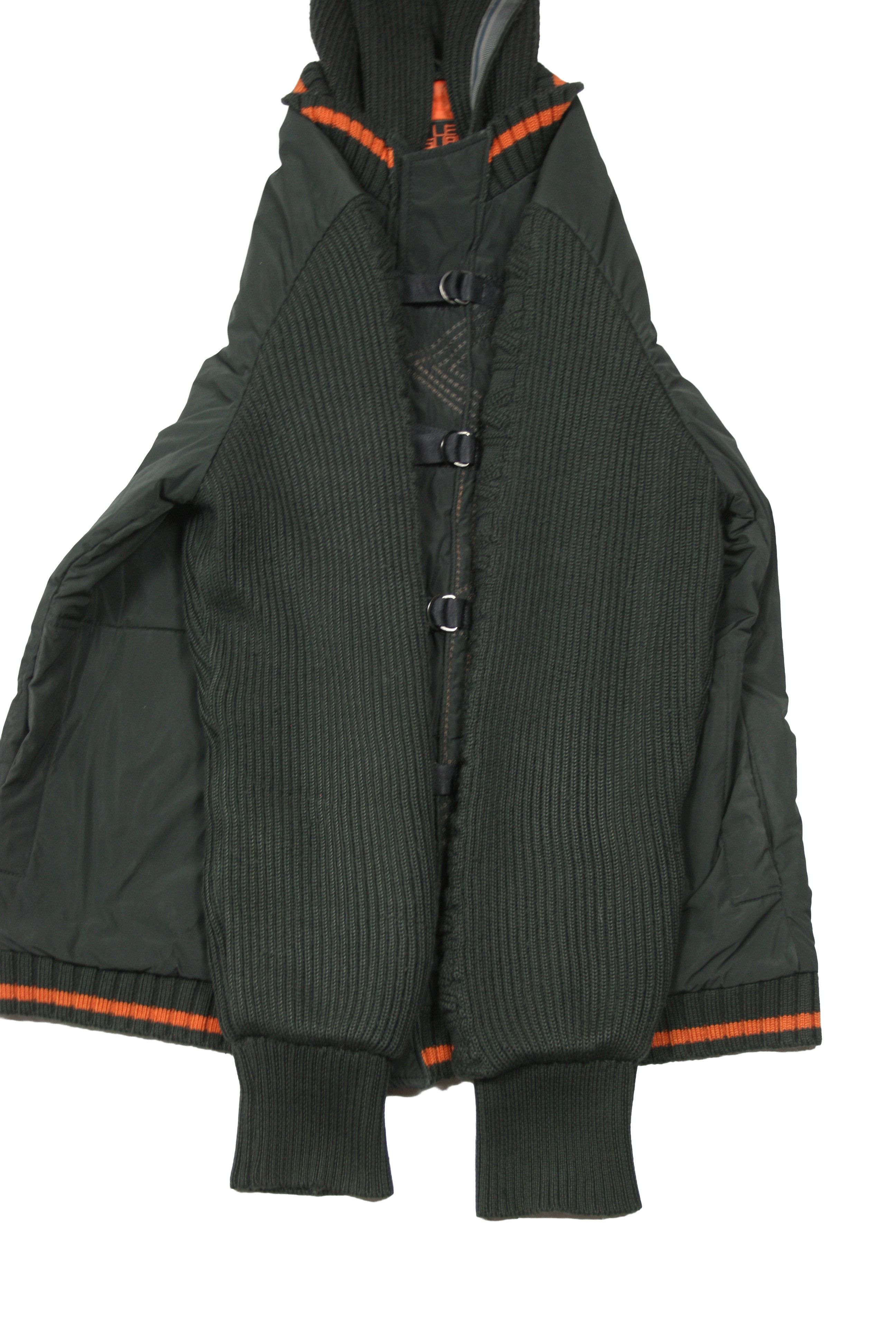 Marithe + Francois Girbaud 00S Avant Garde Straps Knit Jacket Vintage Size US L / EU 52-54 / 3 - 5 Thumbnail