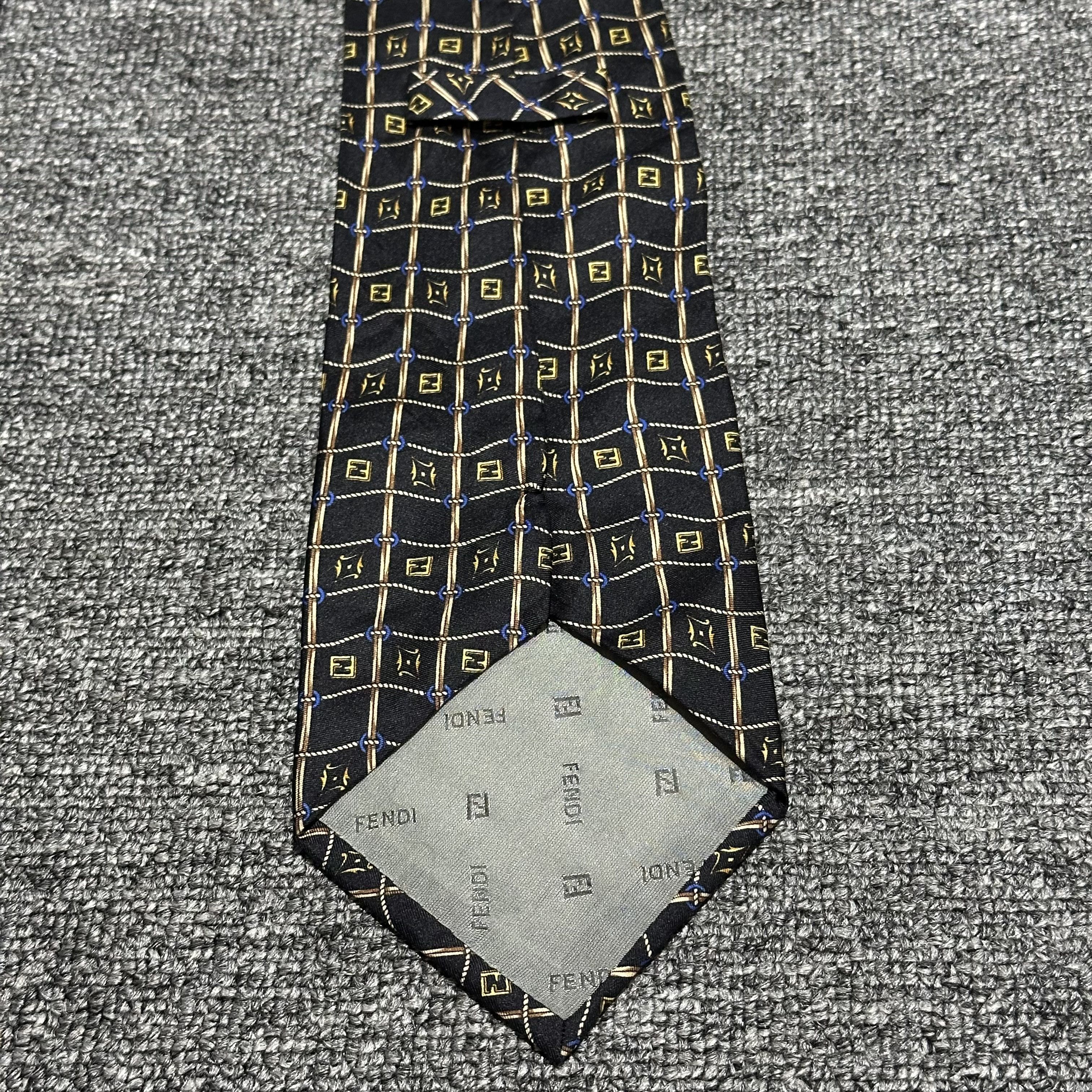 Fendi Fendi Silk Tie Size ONE SIZE - 4 Thumbnail