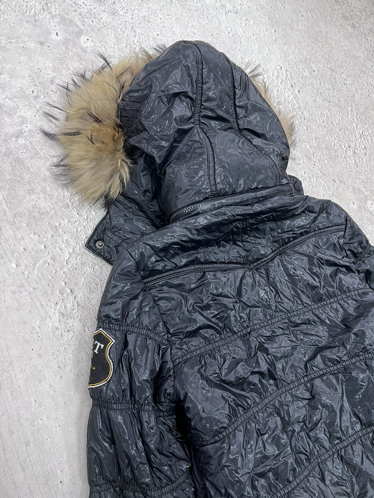 2000s Japanese Punk Grunge Fur HOODED Jacket opium style