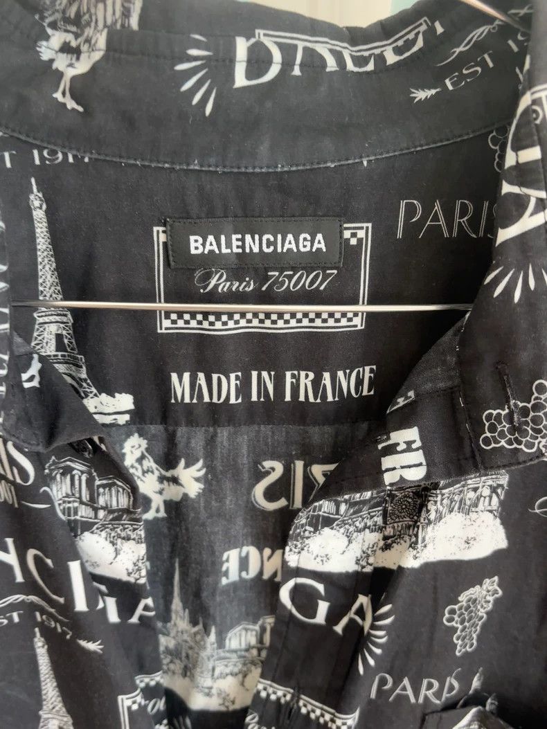 Balenciaga Balenciaga size 39 Classic short-sleeved shirt with black Size US XS / EU 42 / 0 - 2 Thumbnail