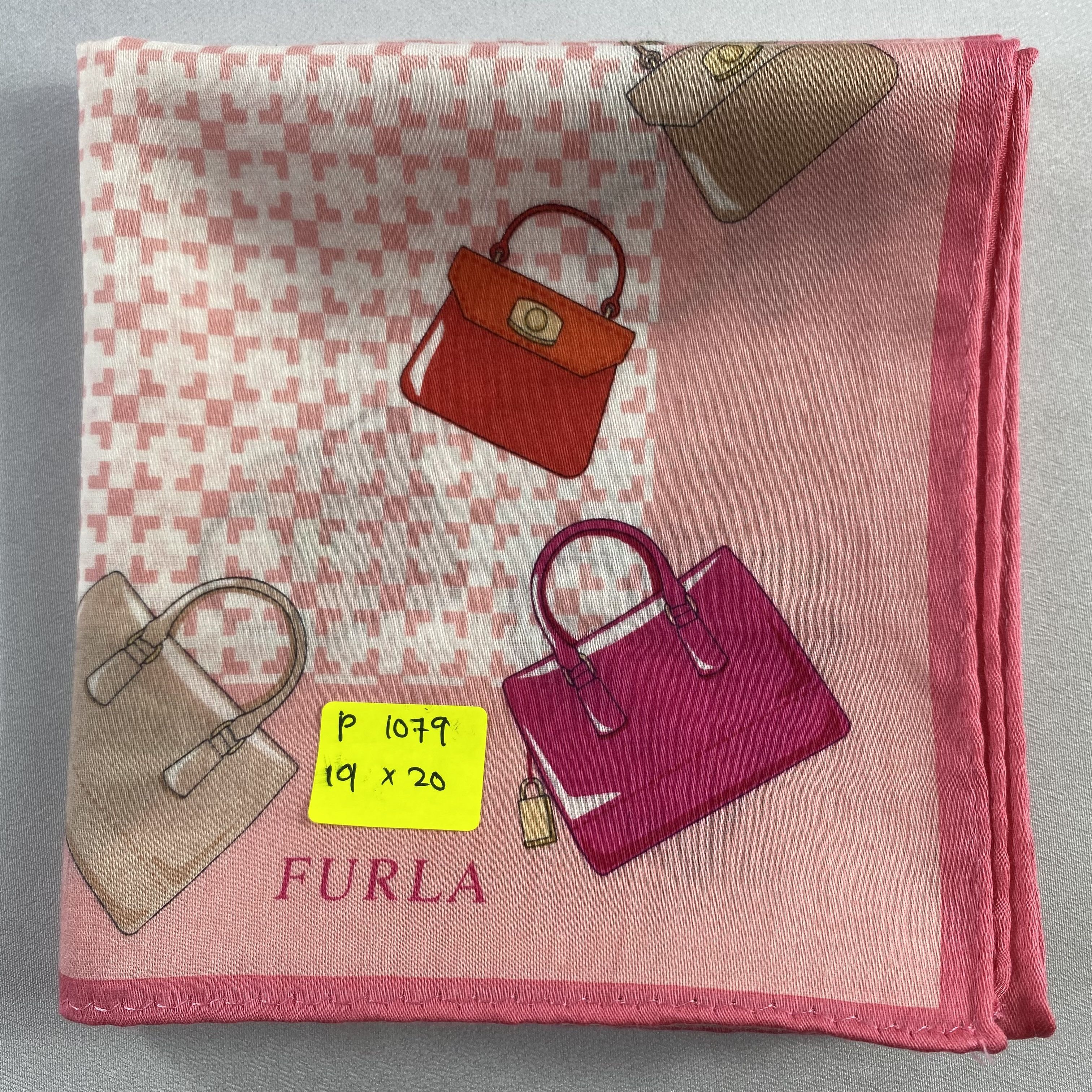 Furla × Vintage Furla Bandana/ Handkerchief / Neckerchief-P1079 Size ONE SIZE - 5 Thumbnail
