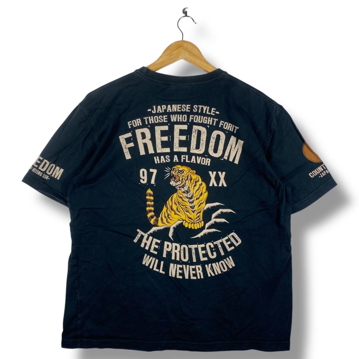 Tedman Vintage TEDMAN Japanese Style Sukajan Country Tee Shirt Size US M / EU 48-50 / 2 - 1 Thumbnail