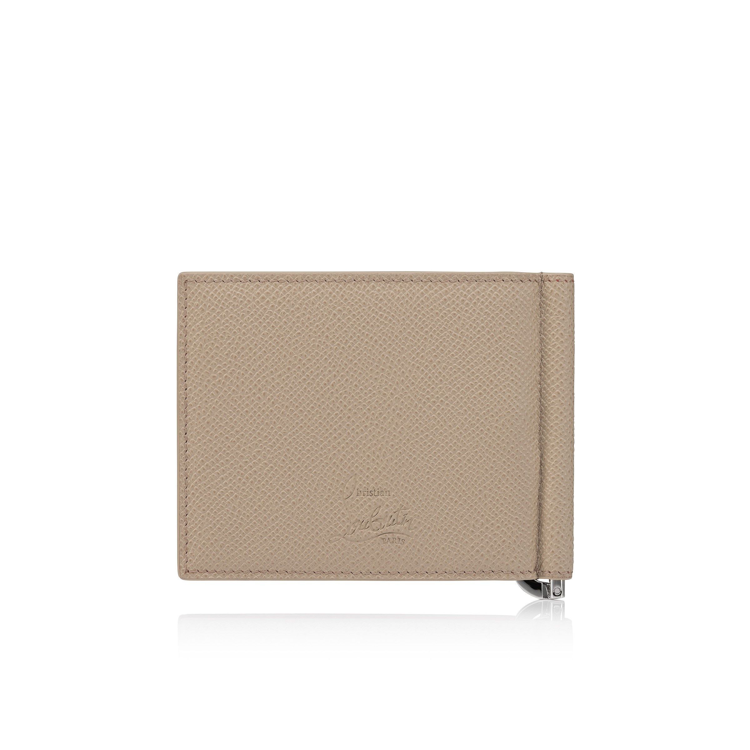 Christian Louboutin oc11z0126 Size: OS/Groovy Money Clip Wallet in Beige Size ONE SIZE - 2 Thumbnail