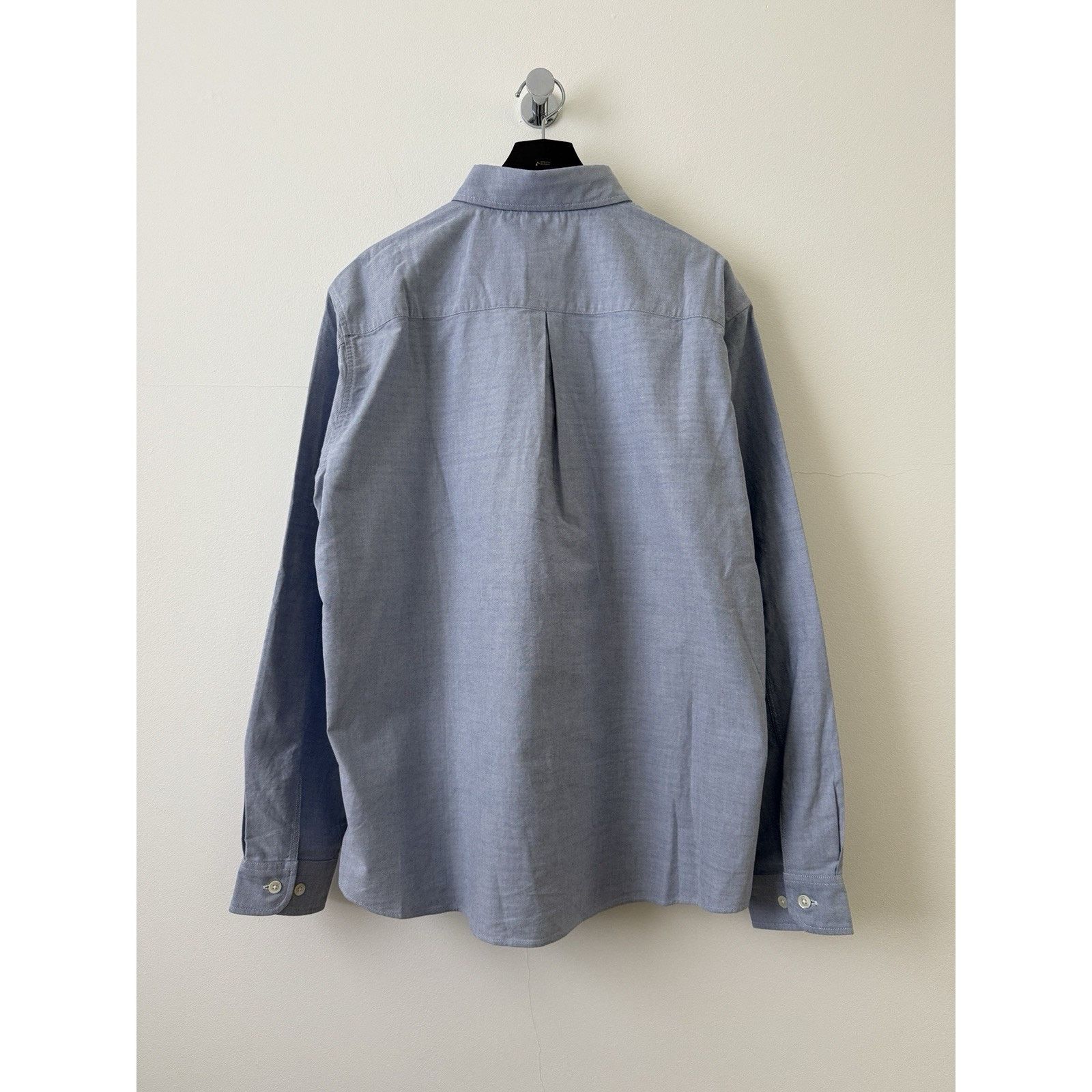 John Elliott NEW Blue Oxford Cloak Button Up Size US M / EU 48-50 / 2 - 4 Thumbnail