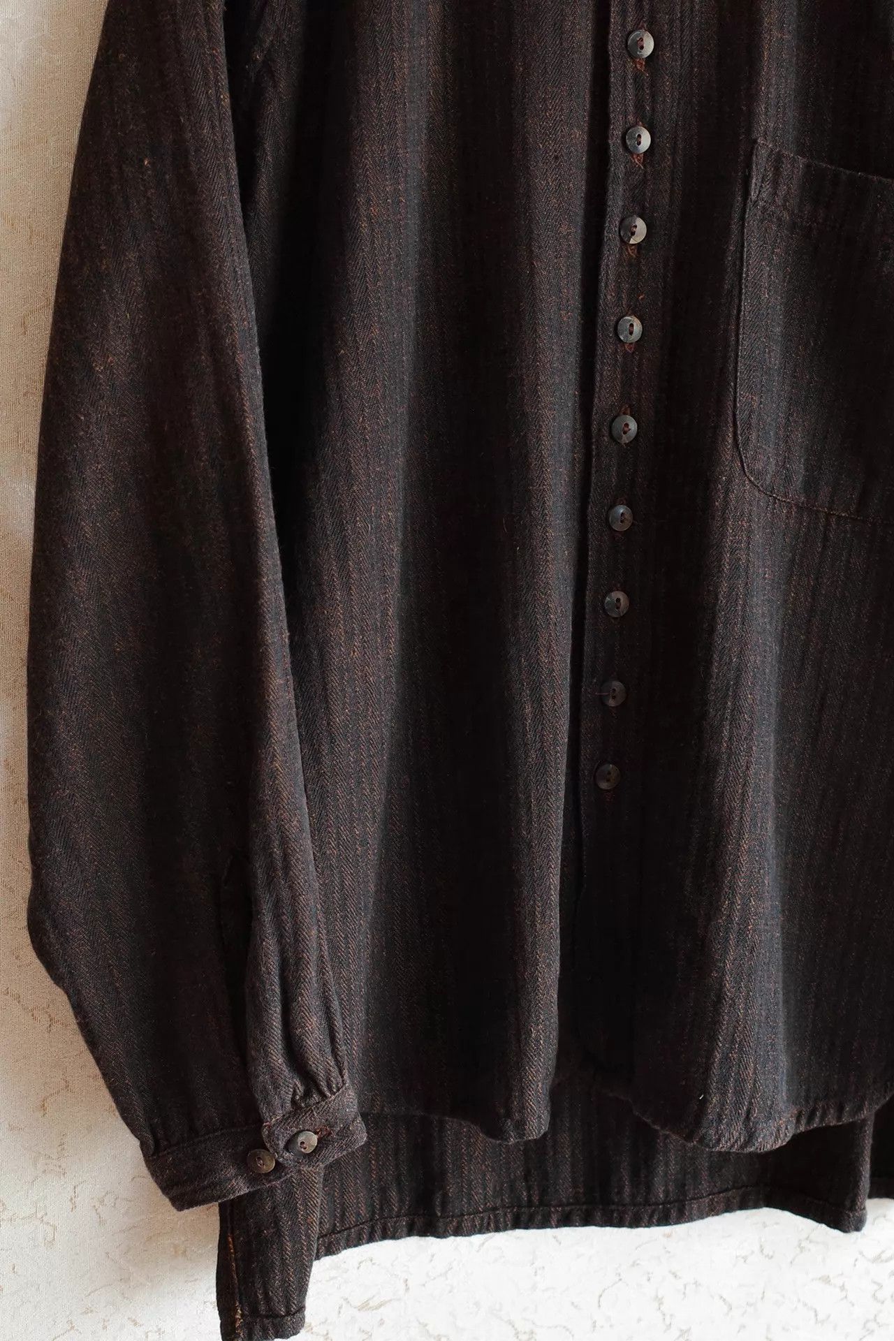 Other Black Rust Vintage 90s Euro Linen-Cotton Button Shirt 9/10 Size US M / EU 48-50 / 2 - 5 Thumbnail