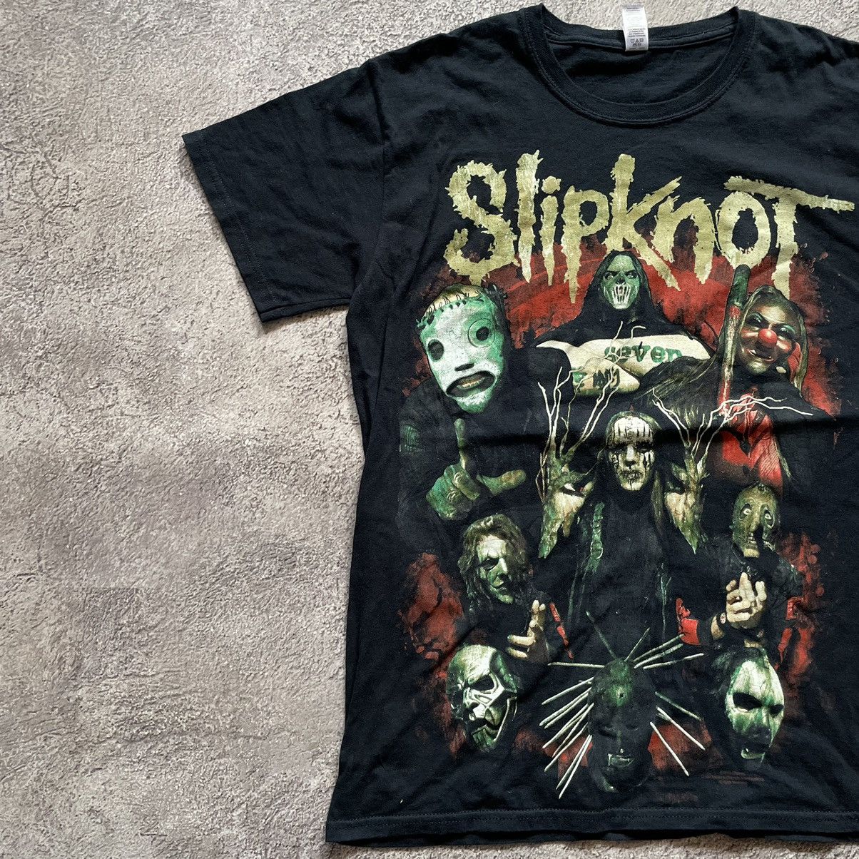 Vintage Vintage Y2K Slipknot Band Tee Graphic Horror Punk Grunge M Size US M / EU 48-50 / 2 - 5 Thumbnail
