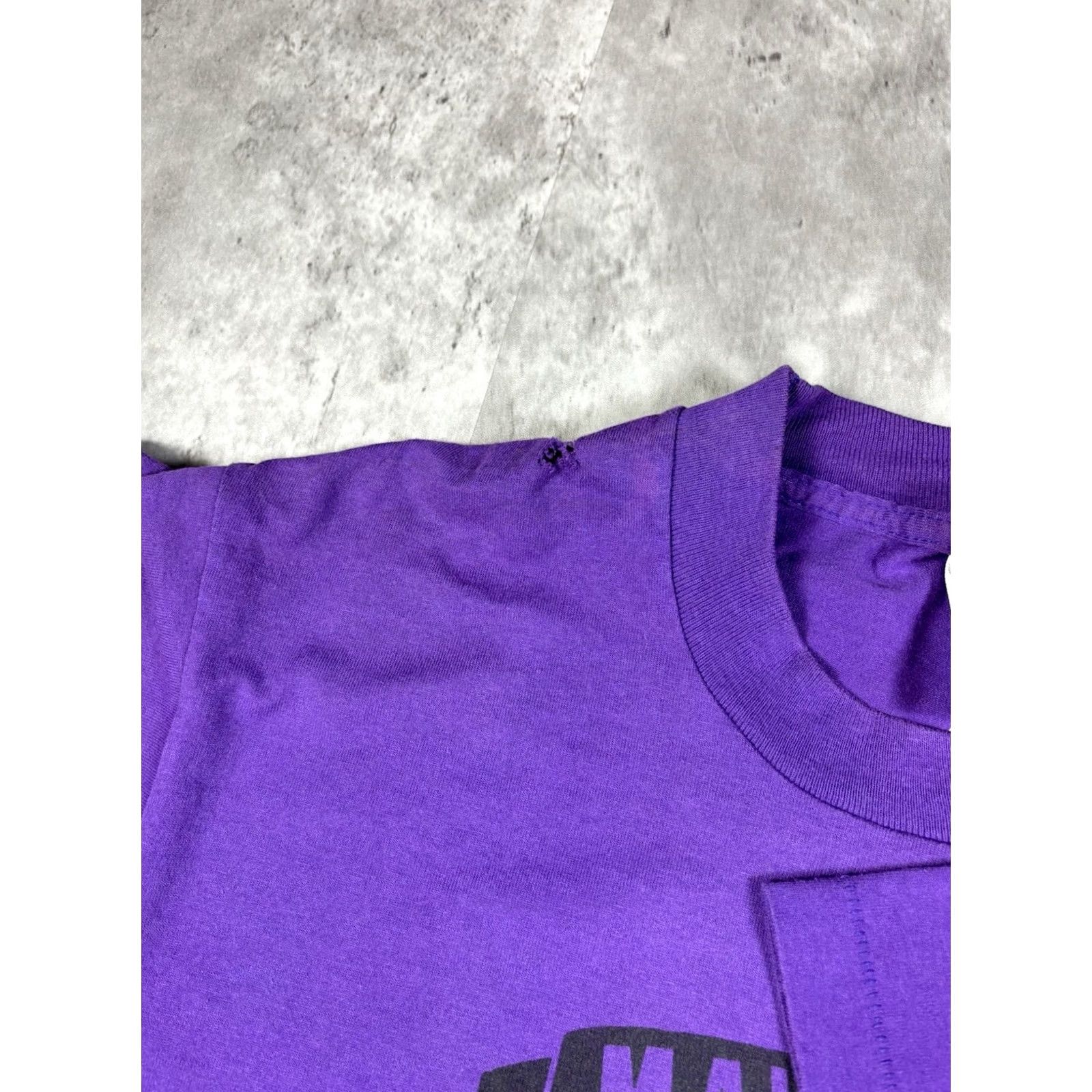 Fruit Of The Loom VINTAGE Fruit of the Loom 90s Graphic T-Shirt Shirt Men M Purple Crew Neck Short Sleeve Disney Friends Cars Stitch Happy Blue Cotton Size US M / EU 48-50 / 2 - 5 Thumbnail