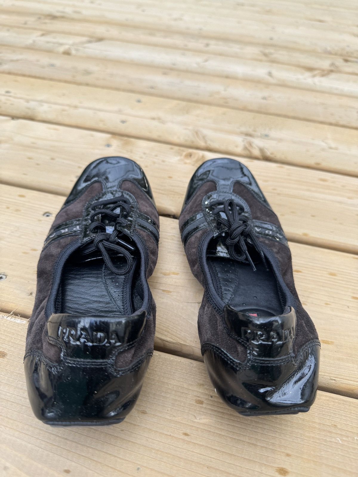 Prada Prada Vintage Ballet Lace-up Flats Size 37 Extremely Rare Size US 7 / IT 37 - 4 Thumbnail