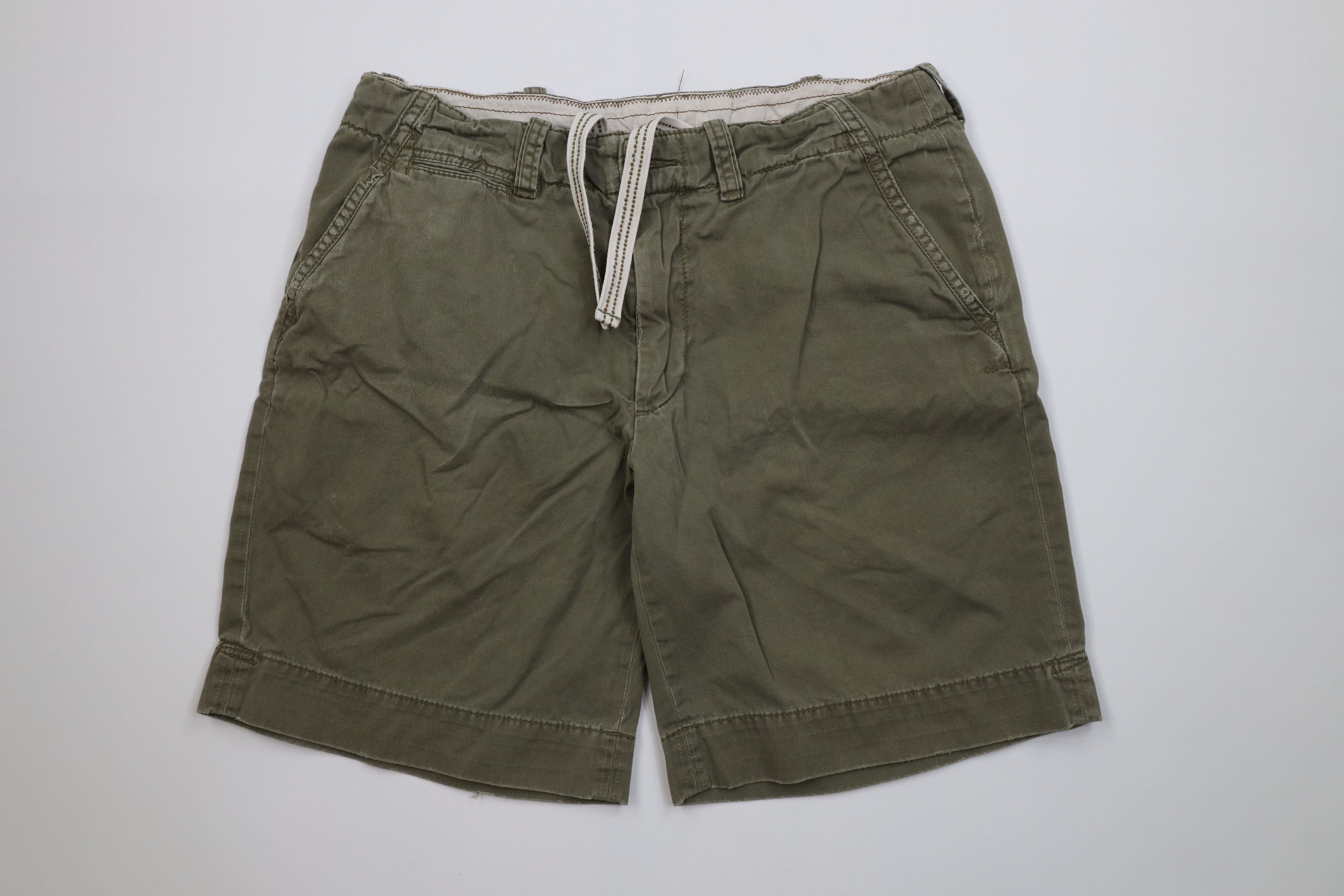 Ralph Lauren Vintage 90s Ralph Lauren Above Knee Military Shorts Green Size US 34 / EU 50 - 1 Thumbnail