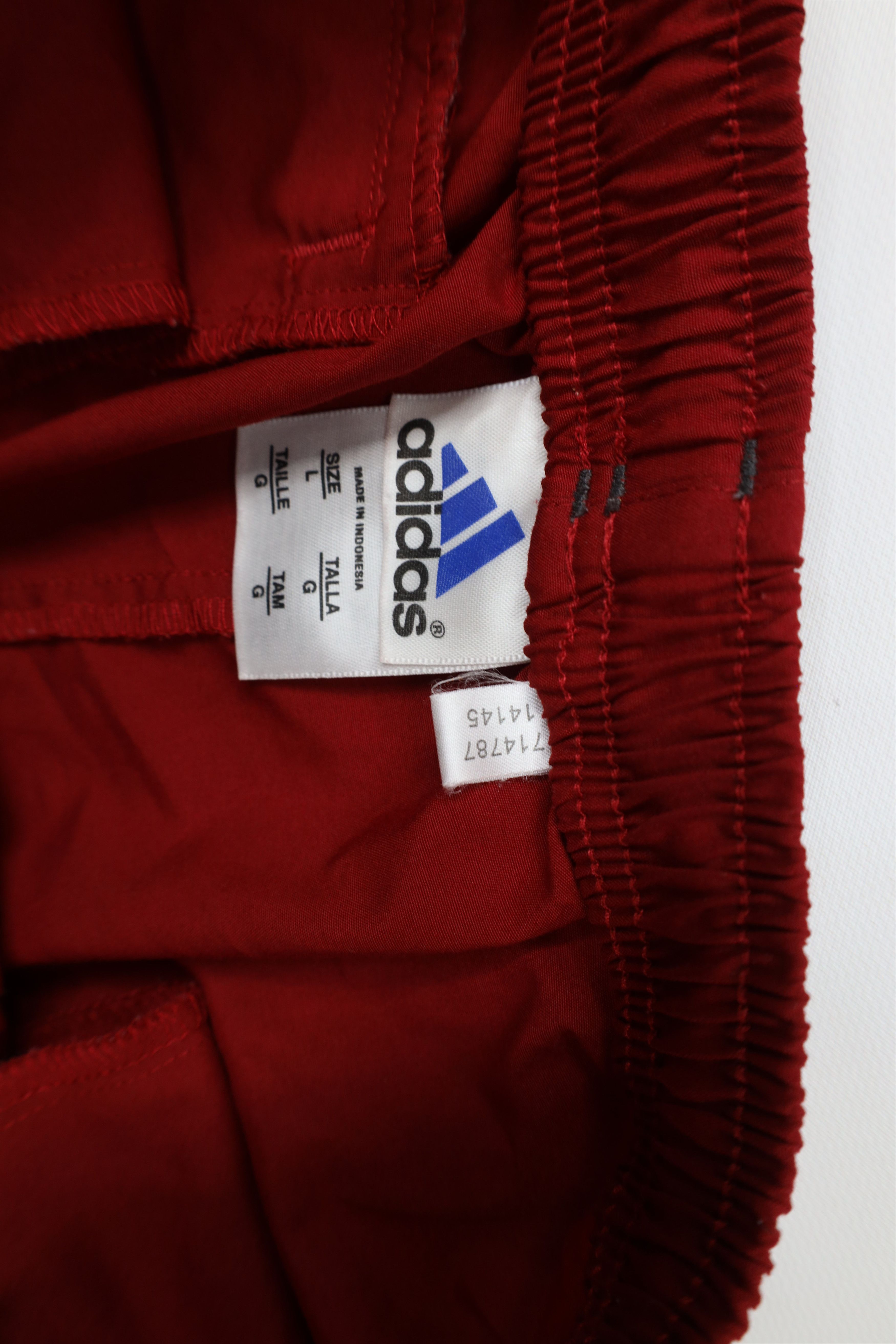 Adidas Vintage Y2K 2001 Adidas Baggy Microfiber Cargo Shorts Red Size US 34 / EU 50 - 8 Thumbnail