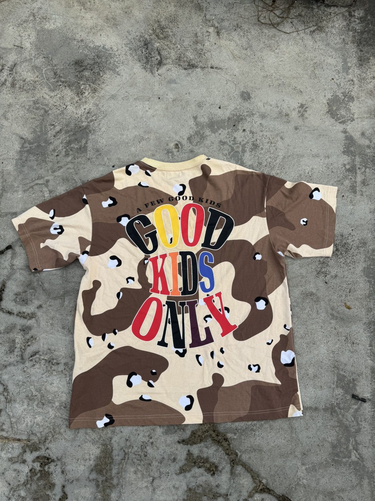 Japanese Brand A Few Good Kids Camo Chip Tshirt Size US L / EU 52-54 / 3 - 1 Thumbnail