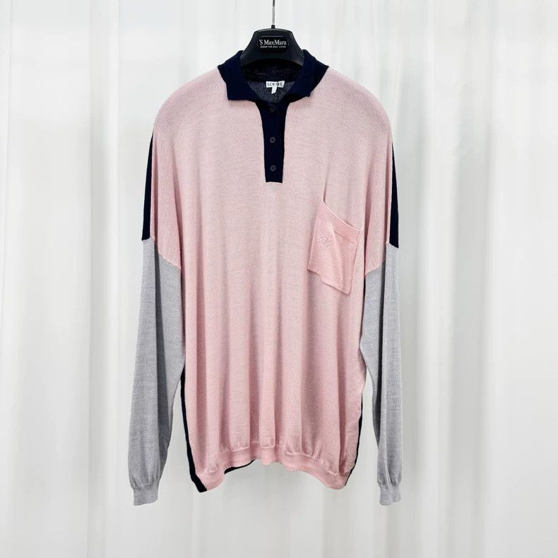 Loewe LOEWE Colorful embroidered Logo wool knit sweater Size XS / US 0-2 / IT 36-38 - 1 Thumbnail