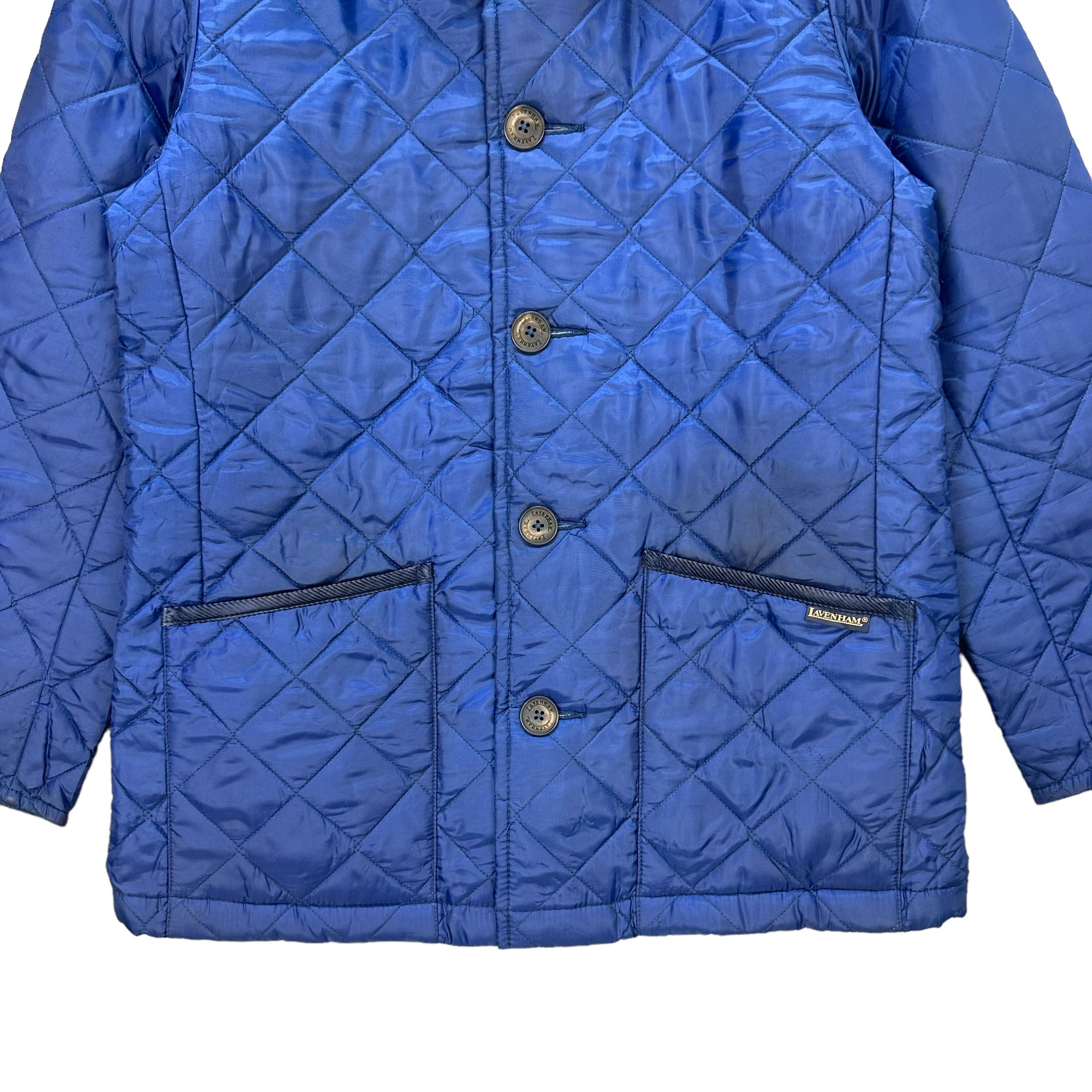 LAVENHAM X PAUL SMITH BLUE QUILTED JACKET #7647-160