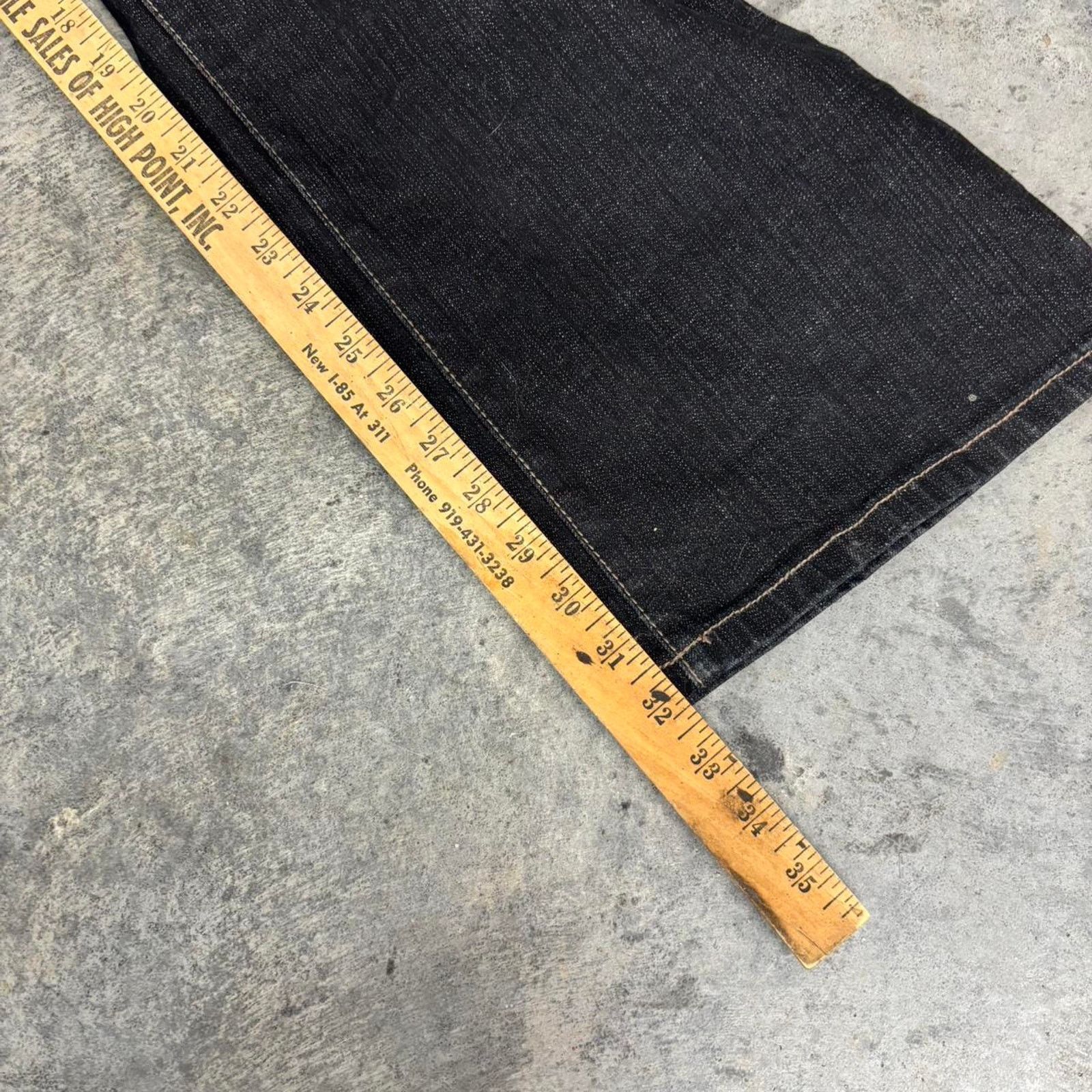 Vintage 2000s Baggy Black Grunge Skater Jeans Size US 41 - 5 Thumbnail