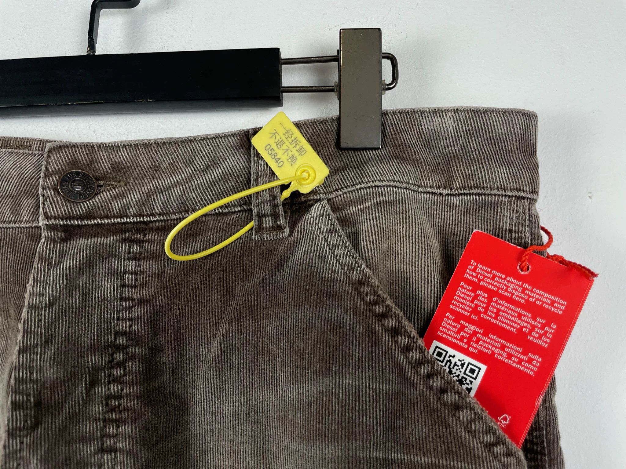 Dior DIESEL SS24 Corduroy Logging Pants Wide Leg Size US 31 - 5 Thumbnail