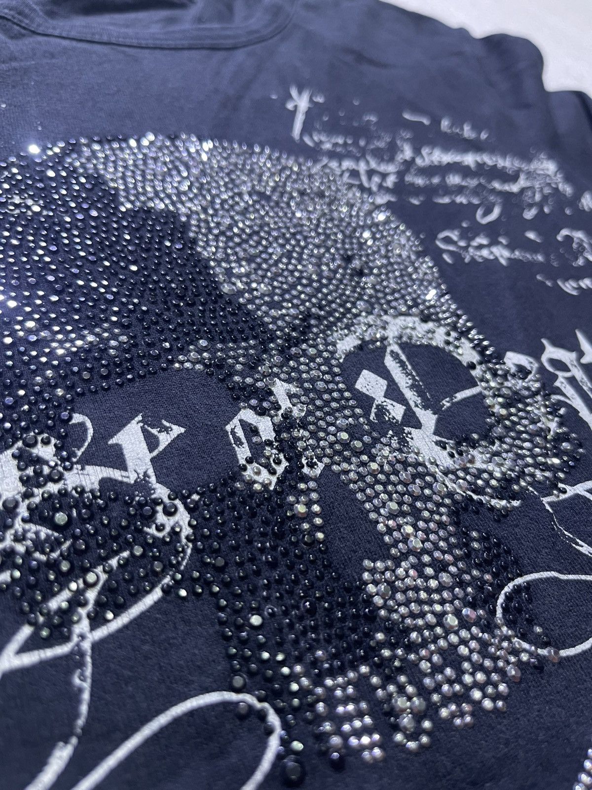 Japanese Brand Y2K DIAULU long sleeve tshirt big skull gliter style Size US M / EU 48-50 / 2 - 4 Thumbnail