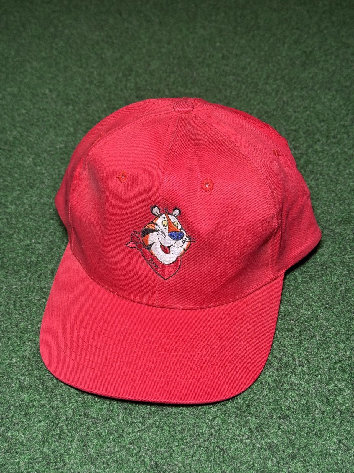 Vintage Tony The Tiger Kellogs Frosted Flakes Cereal Snapback Hat Size ONE SIZE - 1 Thumbnail