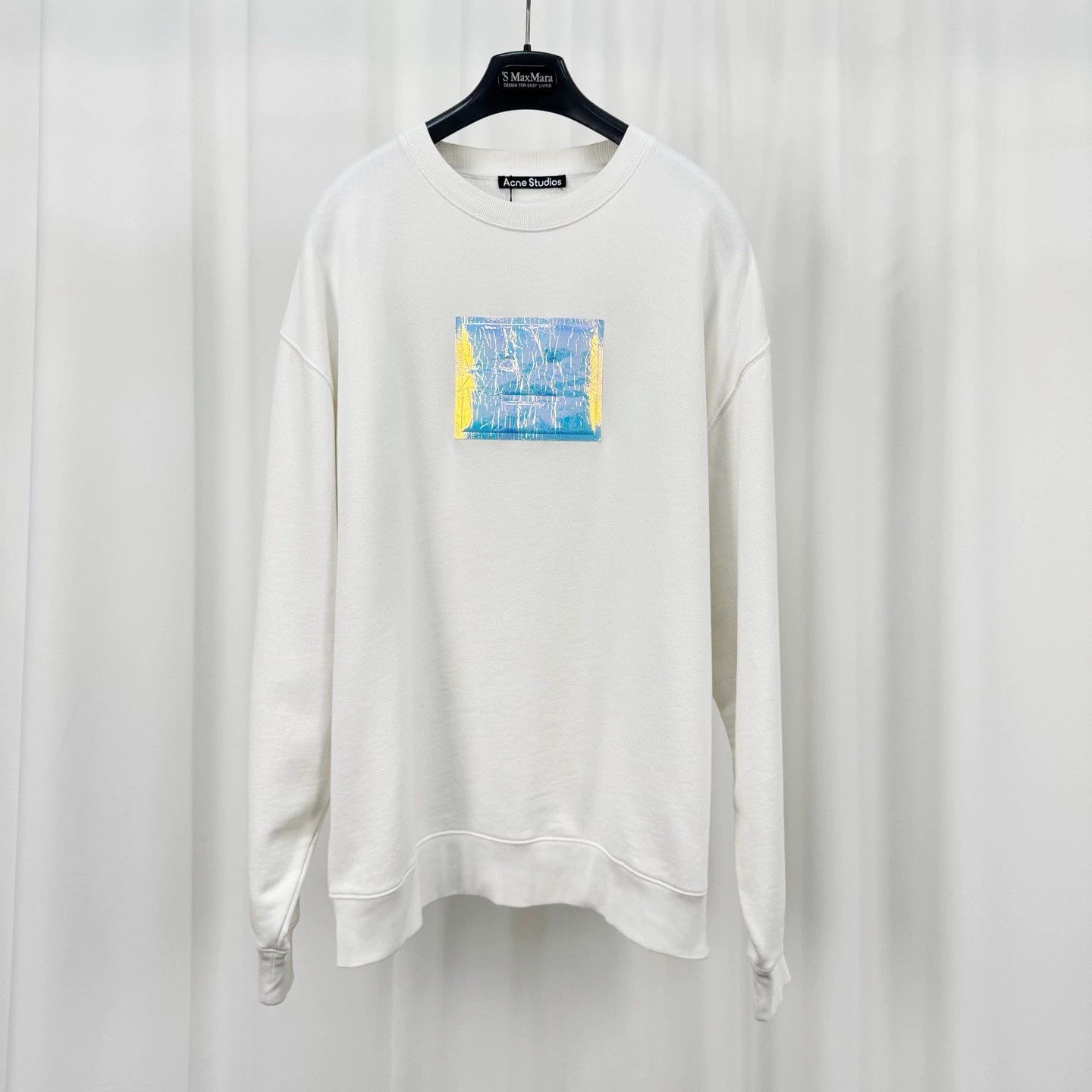 Acne Studios Acne Studios Laser Smiley Sweatshirt Size US M / EU 48-50 / 2 - 1 Thumbnail