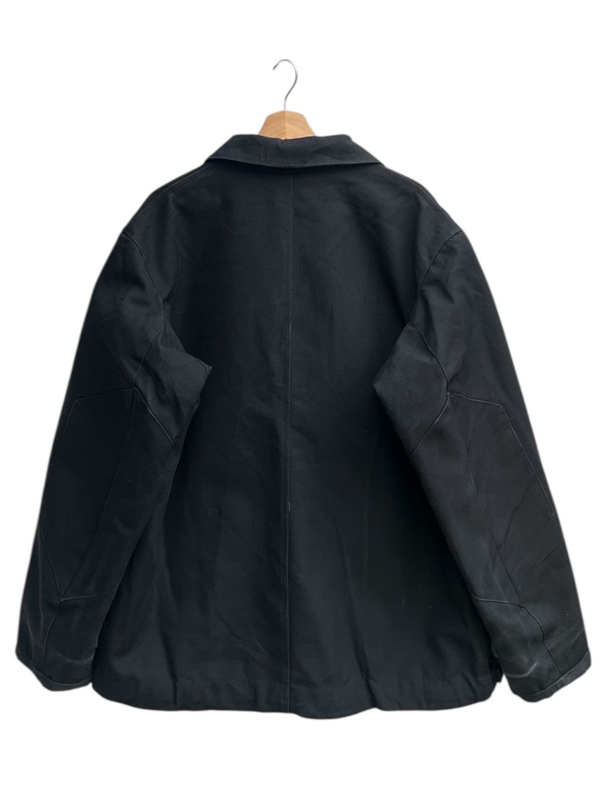Vintage Vintage Russian Army Deck Jacket Solid Black Size US M / EU 48-50 / 2 - 5 Thumbnail