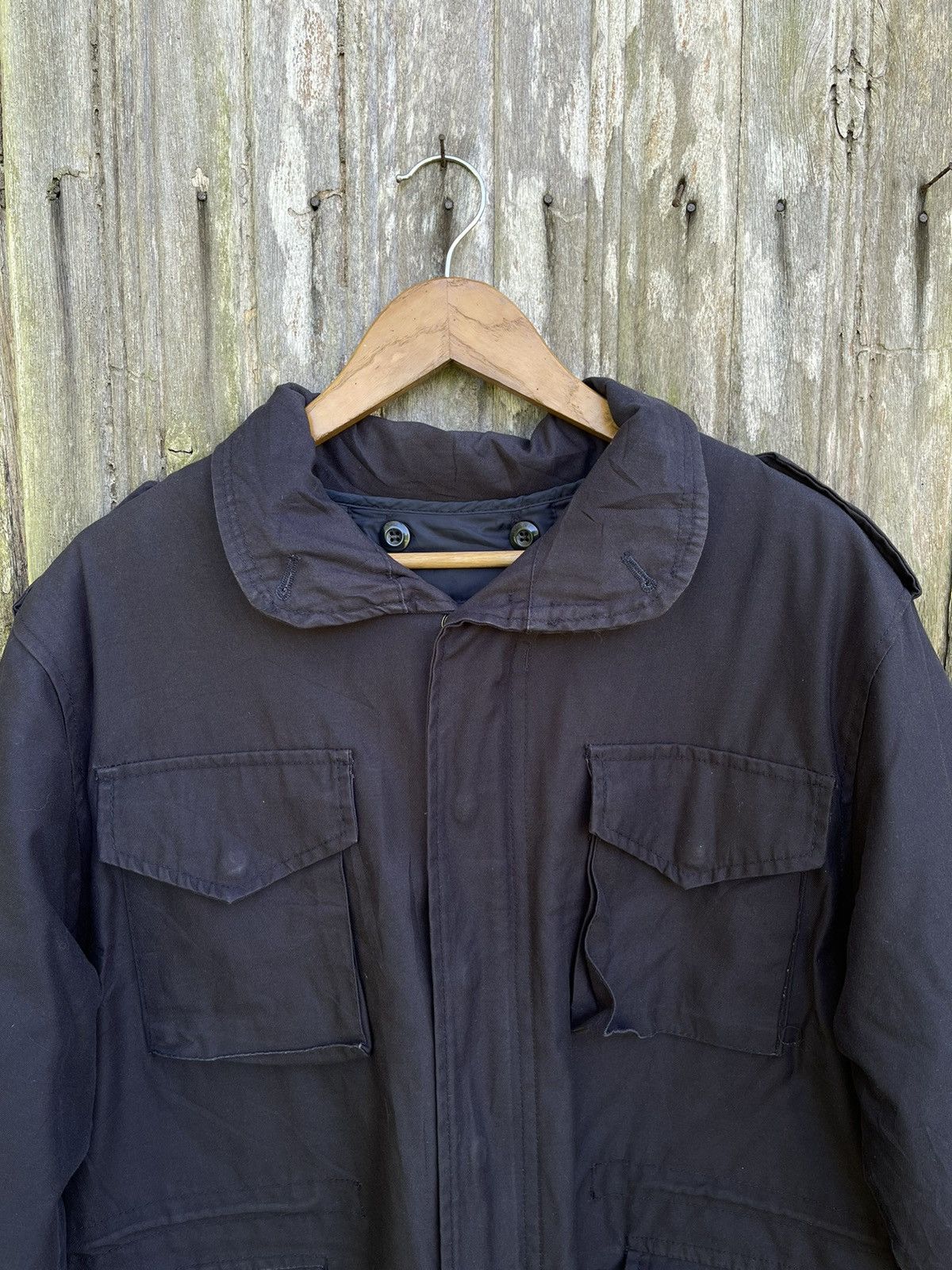 Vintage Wilker Industries British Army Cold Weather Parka (Dark Navy Size US M / EU 48-50 / 2 - 2 Thumbnail