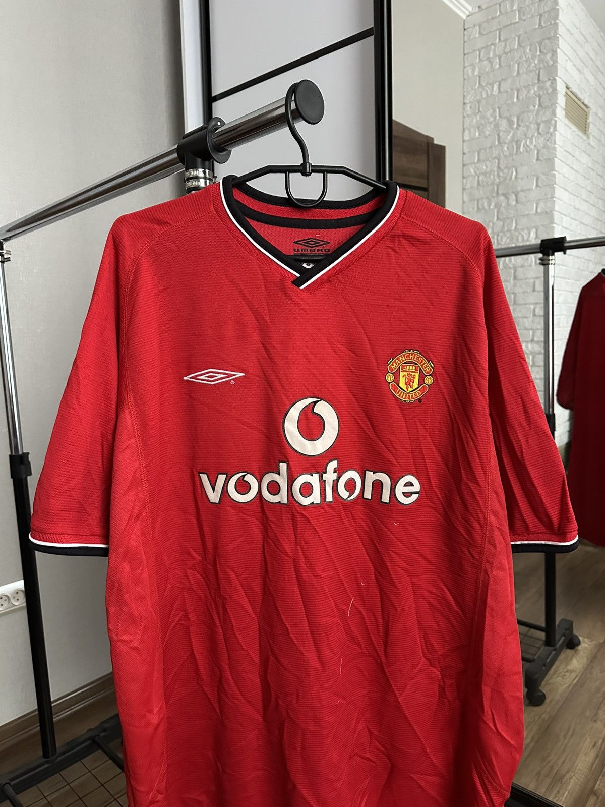 Umbro 2000/2002 Umbro Manchester United Vintage Soccer Jersey Size US XL / EU 56 / 4 - 5 Thumbnail