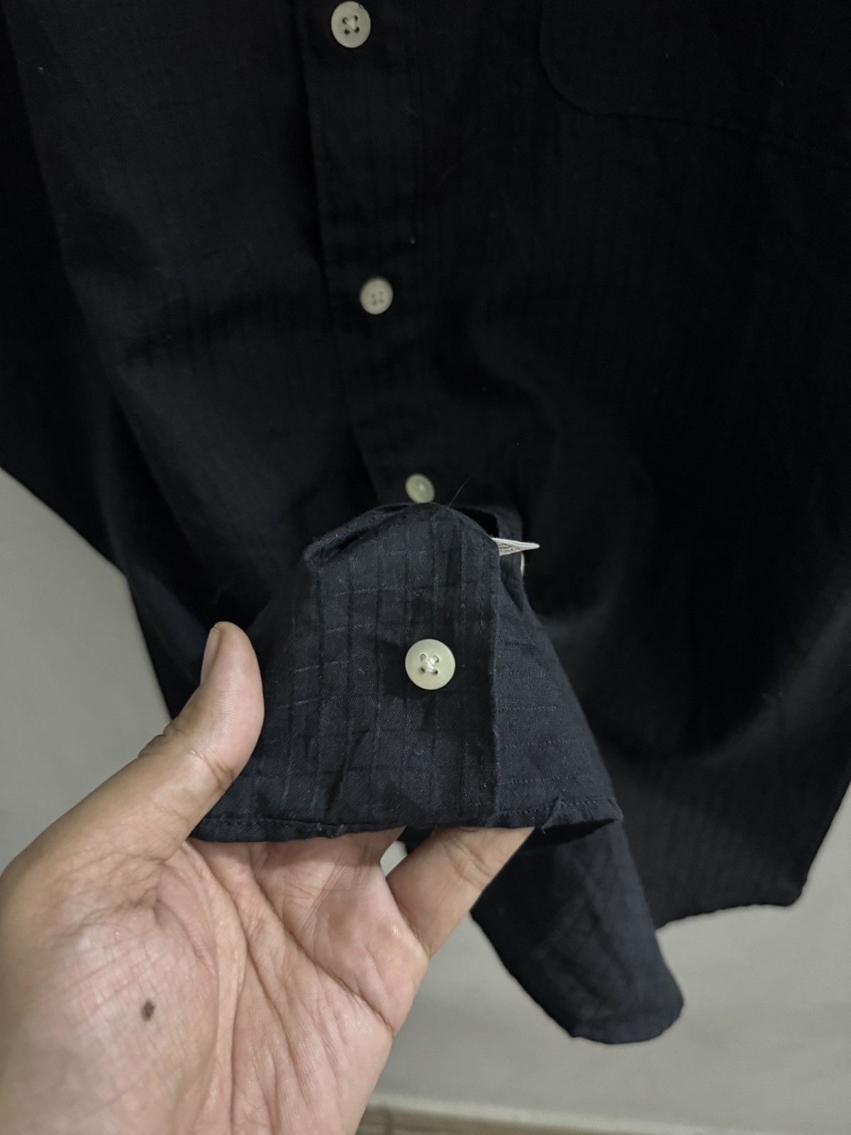 Yohji Yamamoto Vintage Yohji Yamamoto Durban A.A.R Black Shirt Size US M / EU 48-50 / 2 - 7 Thumbnail