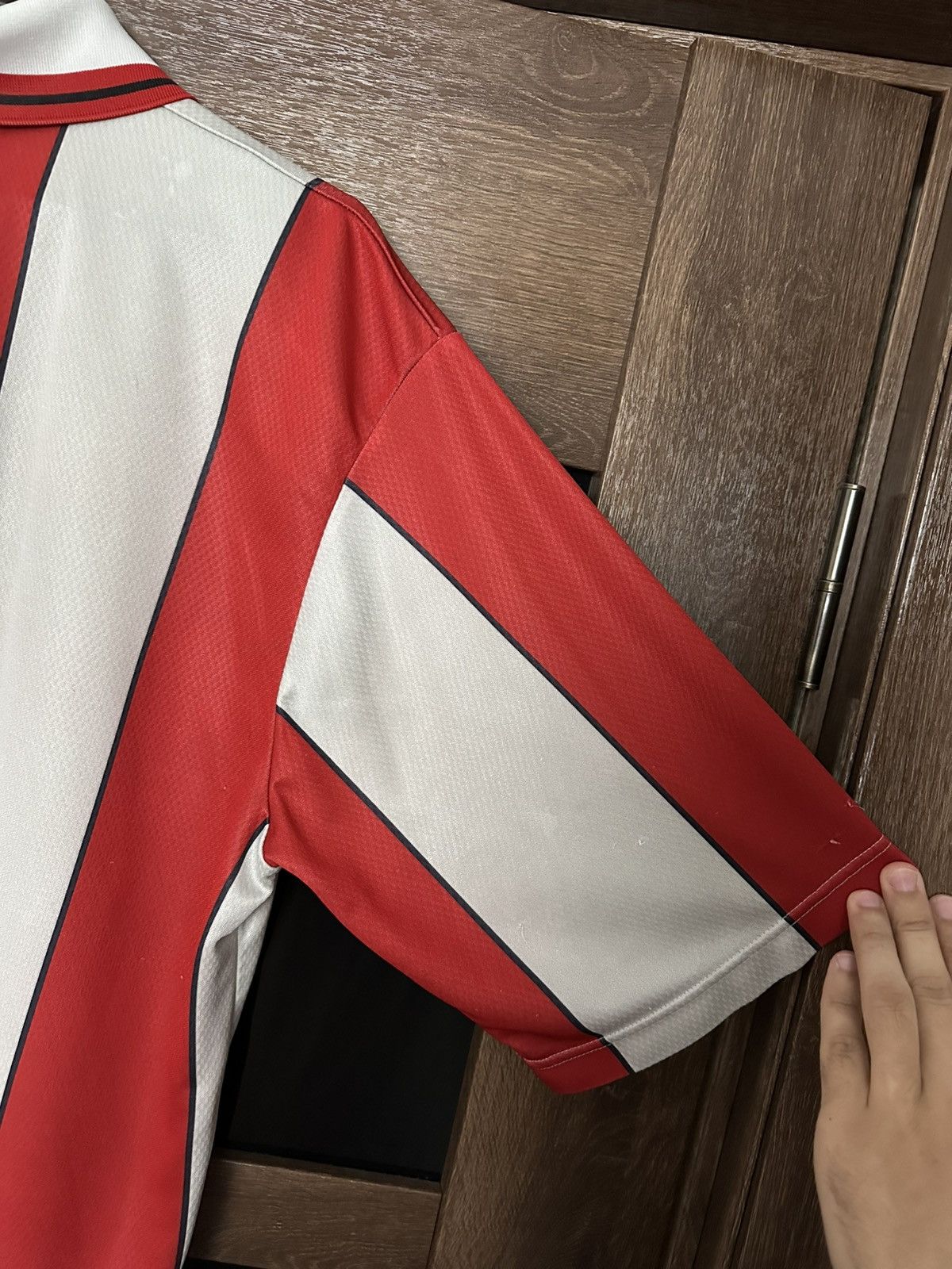 Asics 1996/1997 Stoke City Asics Vintage Soccer Jersey T-Shirt Kit Size US XL / EU 56 / 4 - 15 Thumbnail