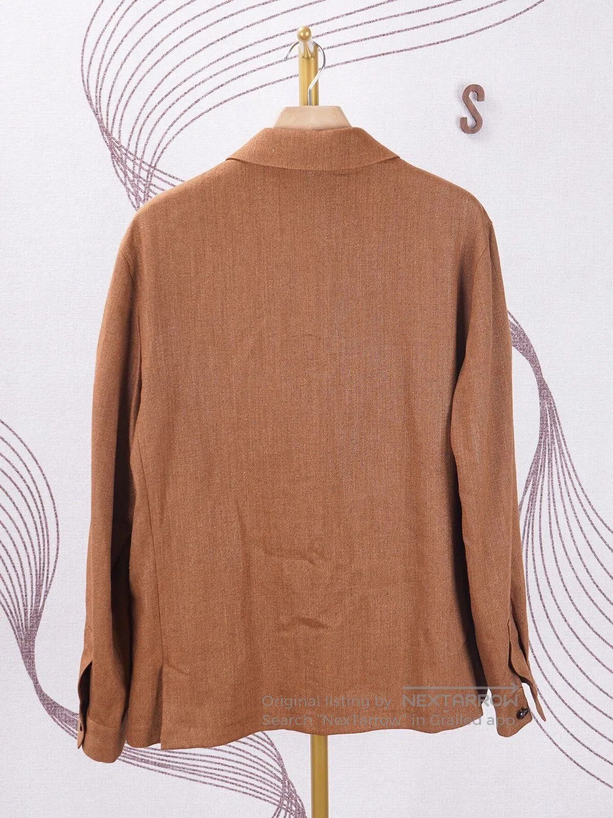Ermenegildo Zegna ZEGNA New Silk Linen Jacket. Size US L / EU 52-54 / 3 - 2 Thumbnail
