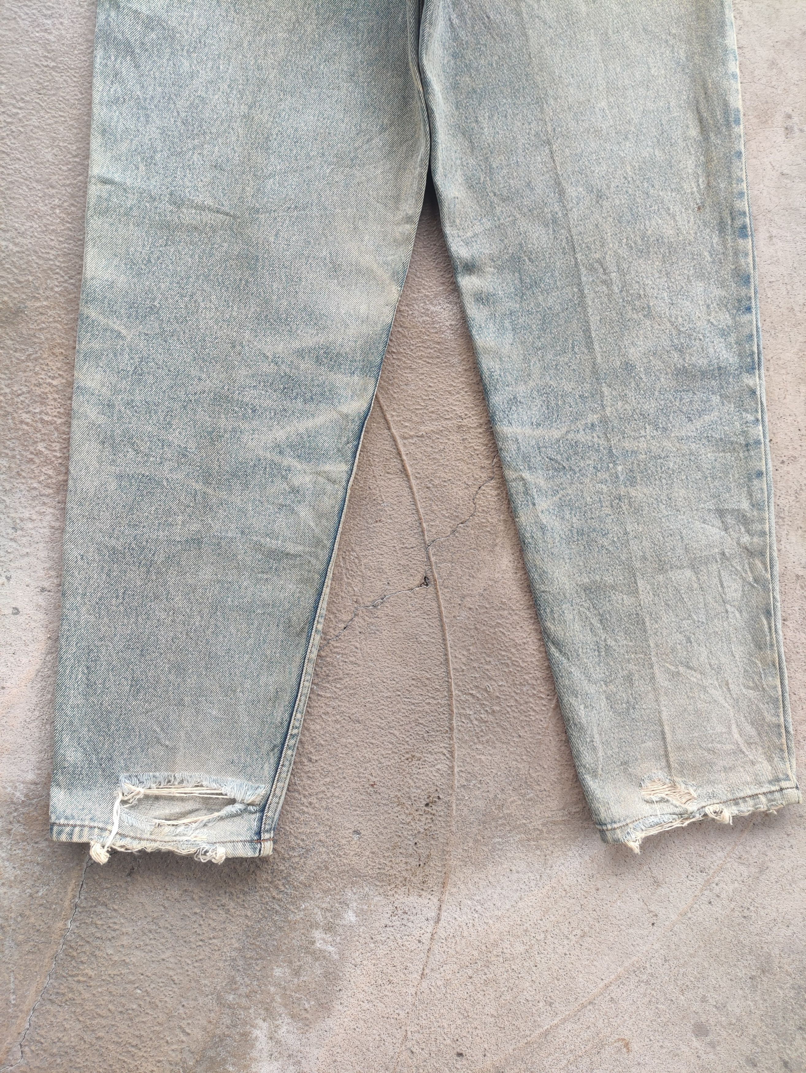 Japanese Brand Vintage Japanese Jean Rusty Distressed Faded Denim Size US 34 / EU 50 - 9 Thumbnail