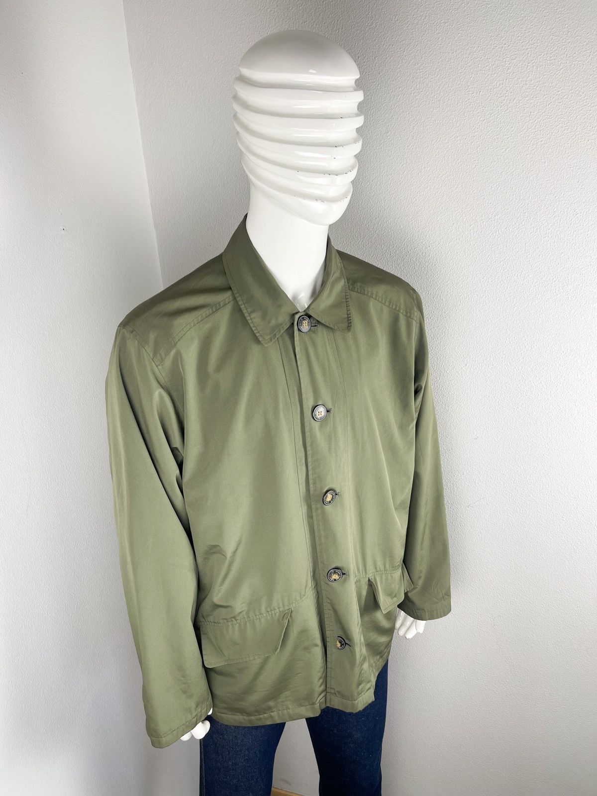 Perry Ellis Perry Ellis Portfolio mens coat Sz L dark green nylon Size US L / EU 52-54 / 3 - 2 Thumbnail